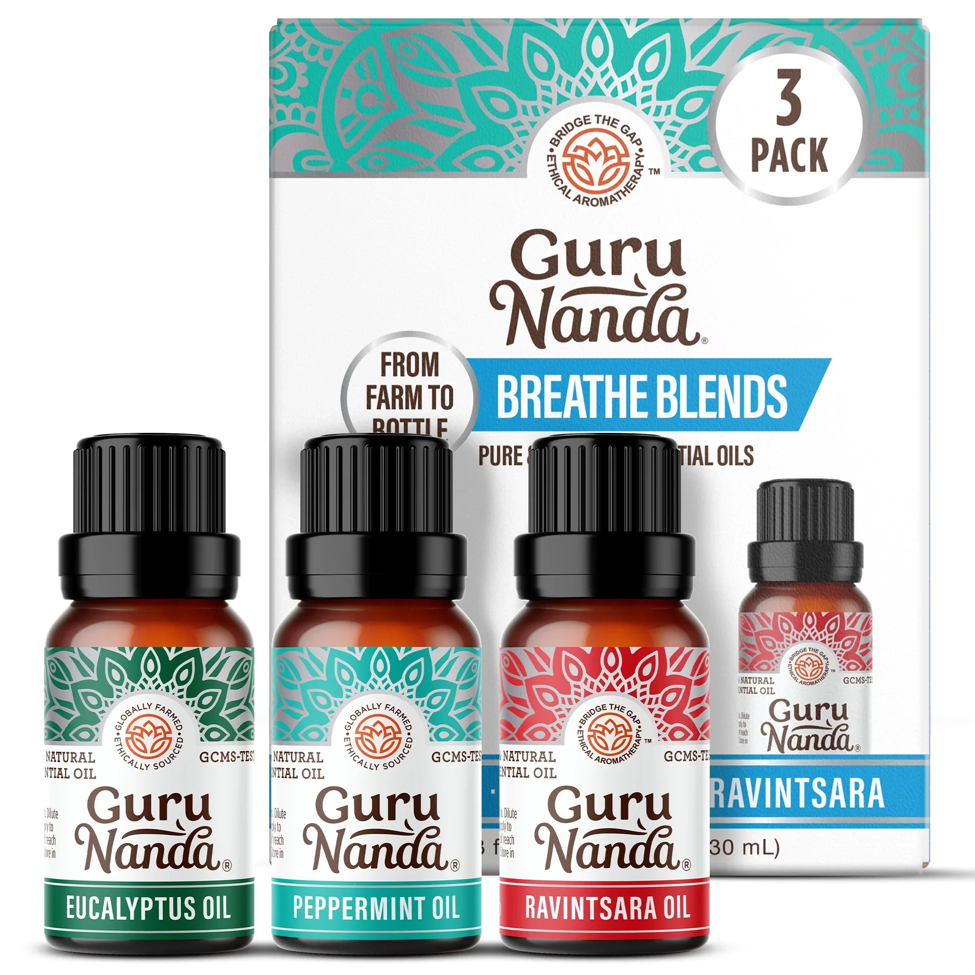 Breathe Essential Oils, 10 ML - 3 PK