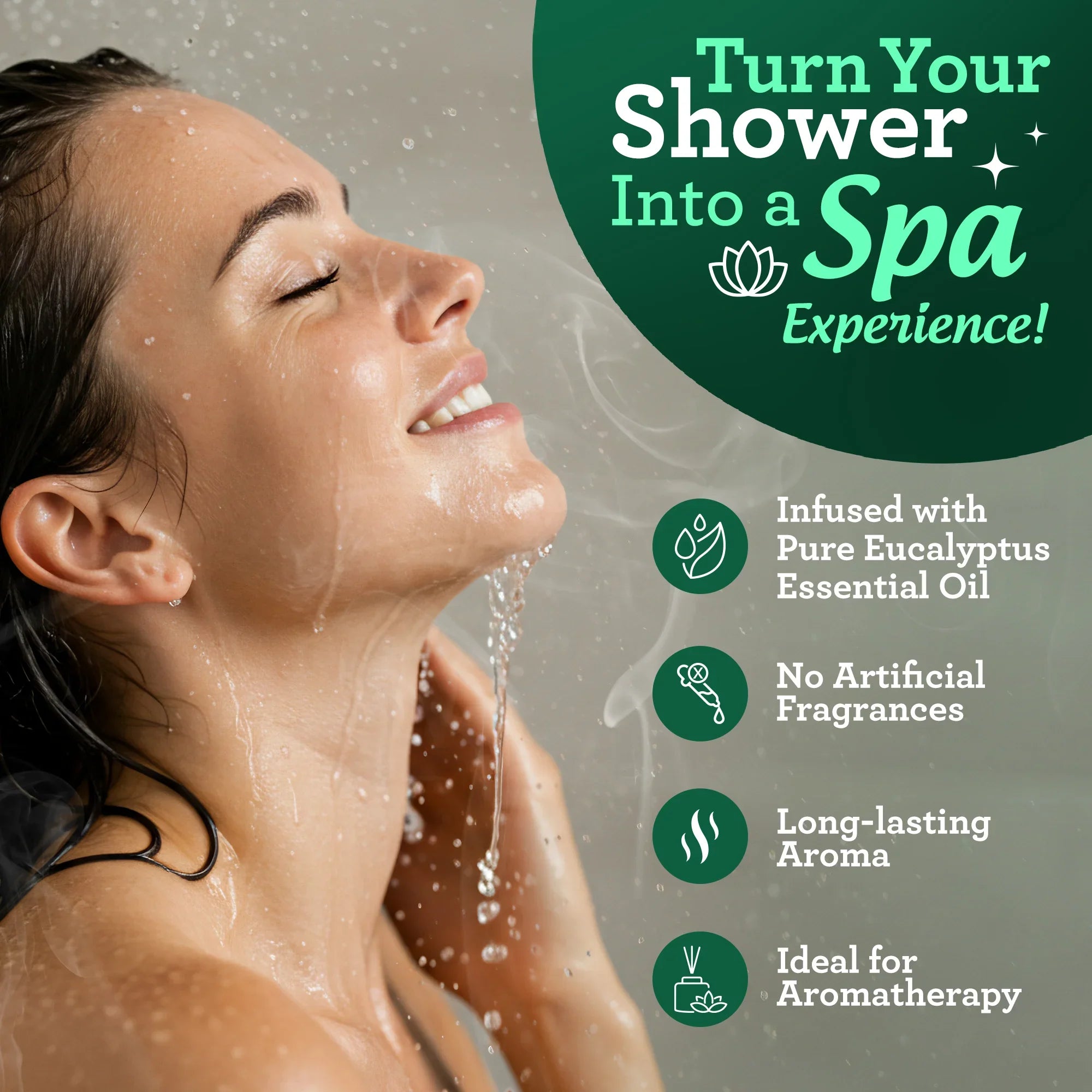 Eucalyptus Vapor Shower Tablets – 30 Count