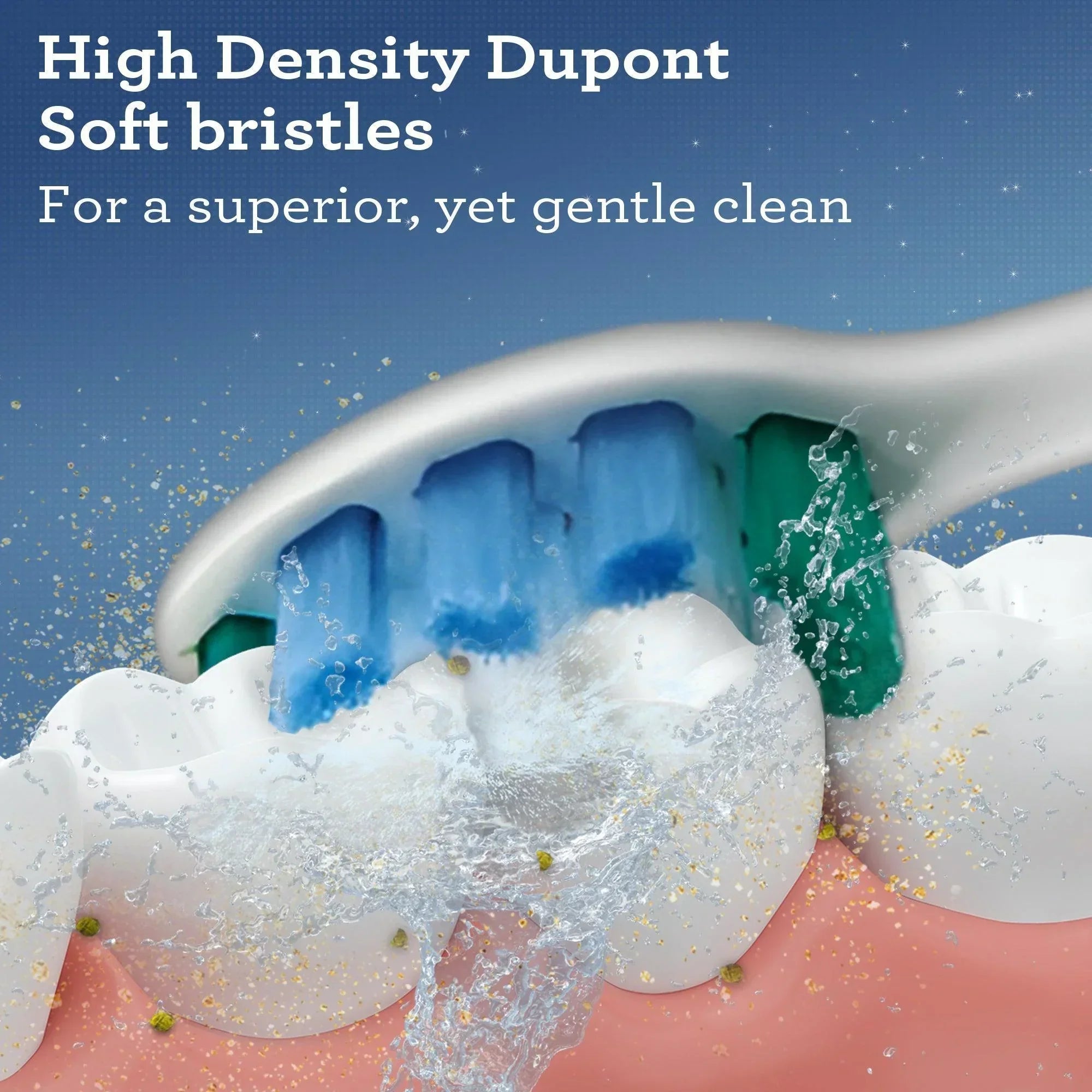 Têtes de brosse à dents sonique en acier de rechange - 6 unités