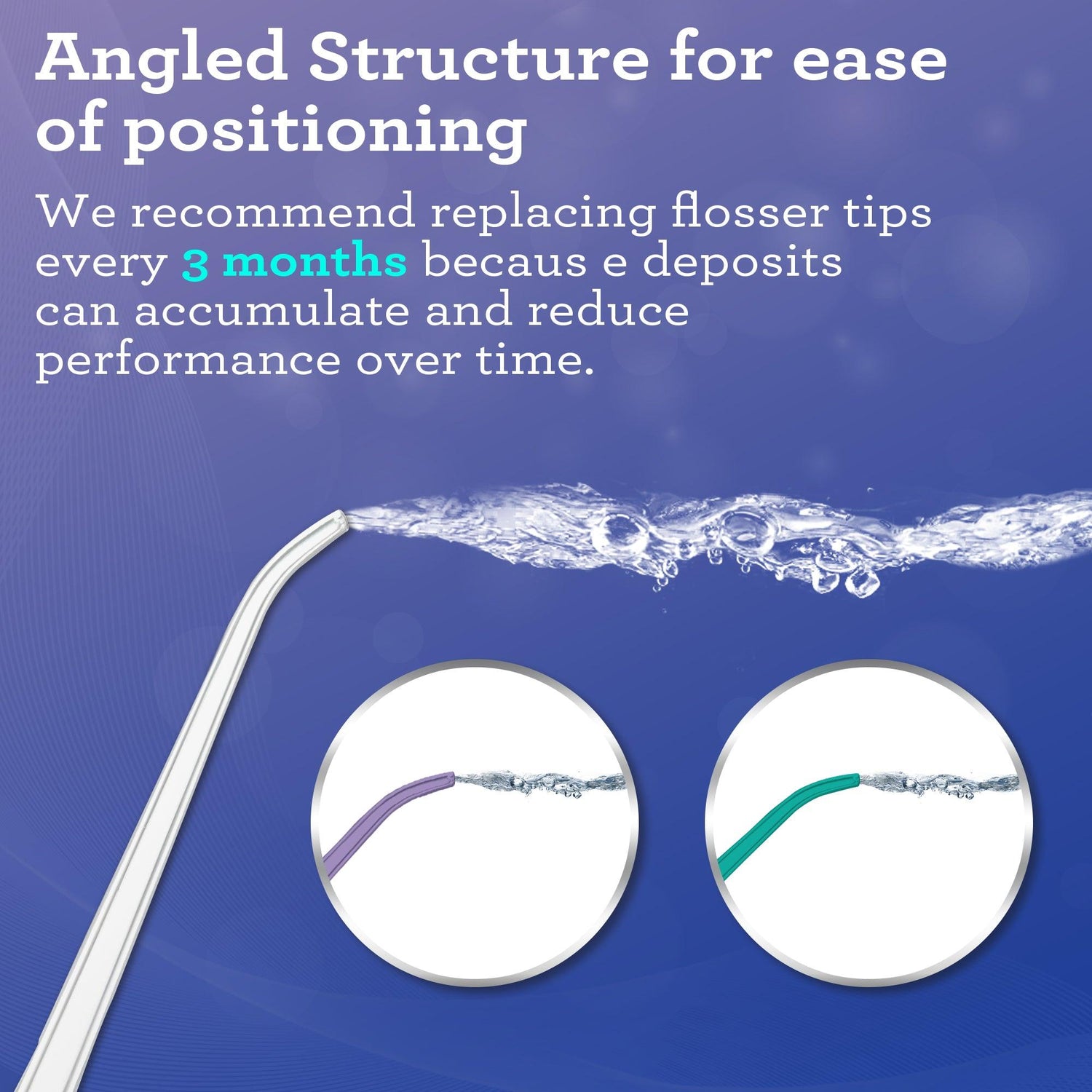 Lion & Lamb 2.0 Replacement Water Flosser Tips