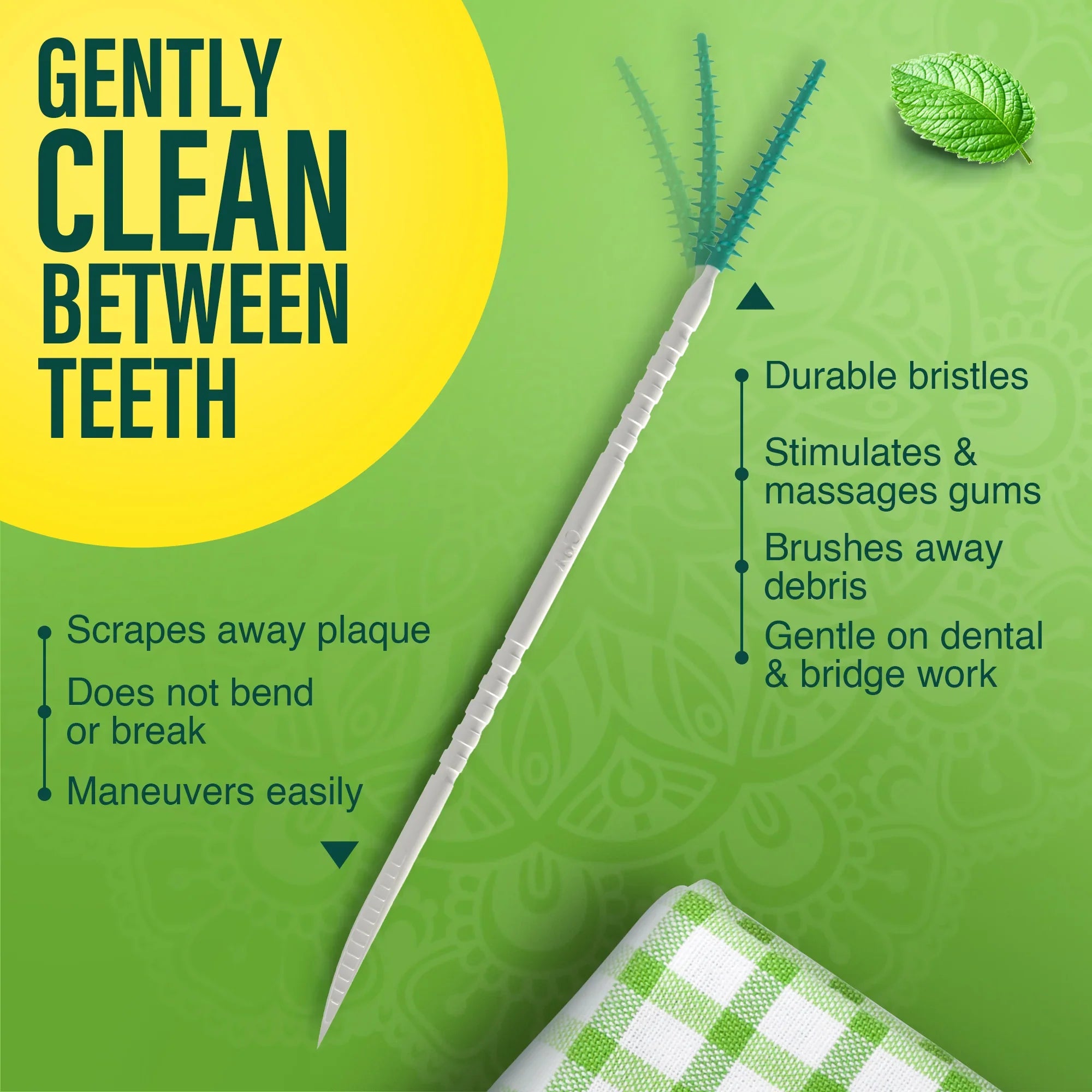 Cure-dents QuickPik 2 en 1 - 60 unités