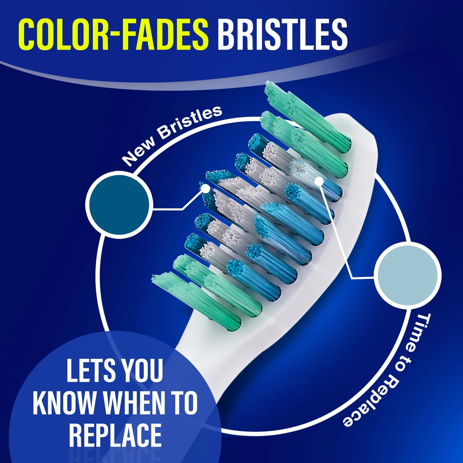 Essential Replacement Brush Heads for Pressure Sensor Sonic Toothbrush - 6 Count