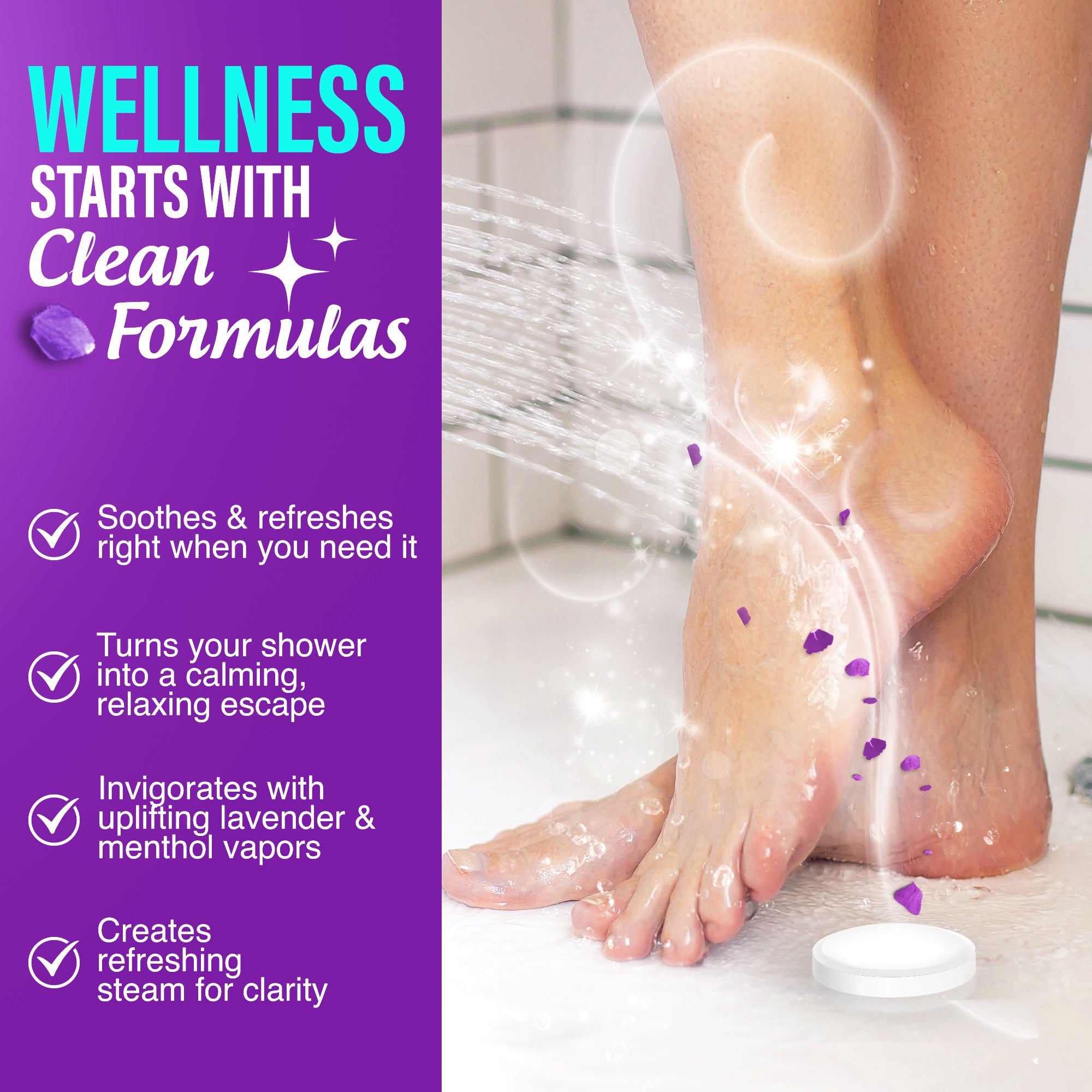 Lavender Vapor Shower Tablets - 15 Count (3 Pack)