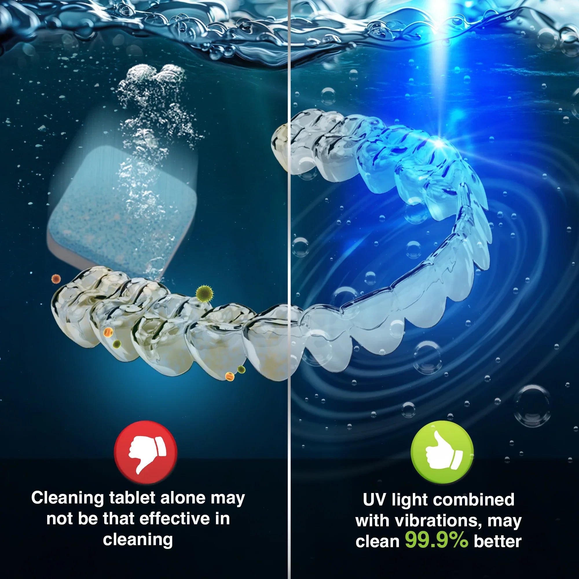 Retainer & Denture Cleaning Pod