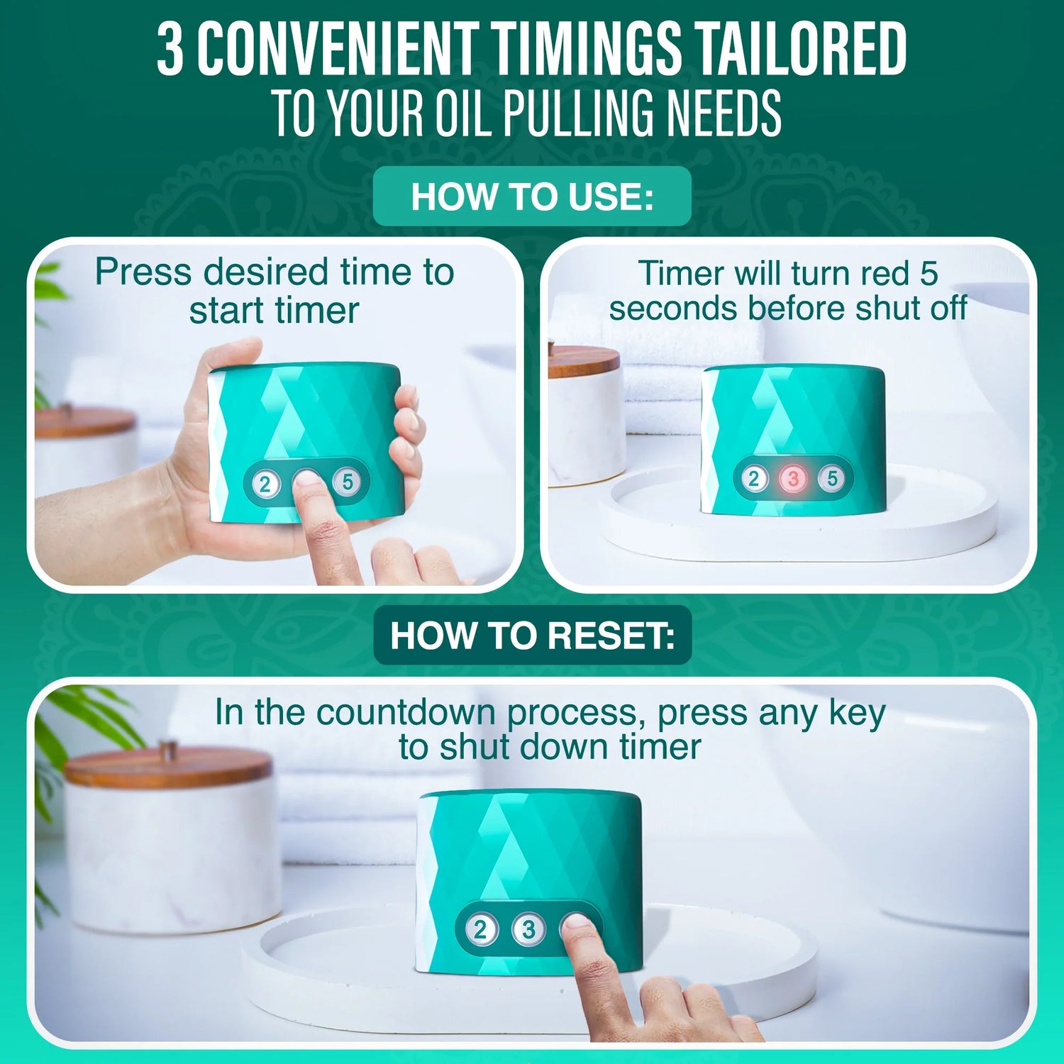 Oil Pulling Timer