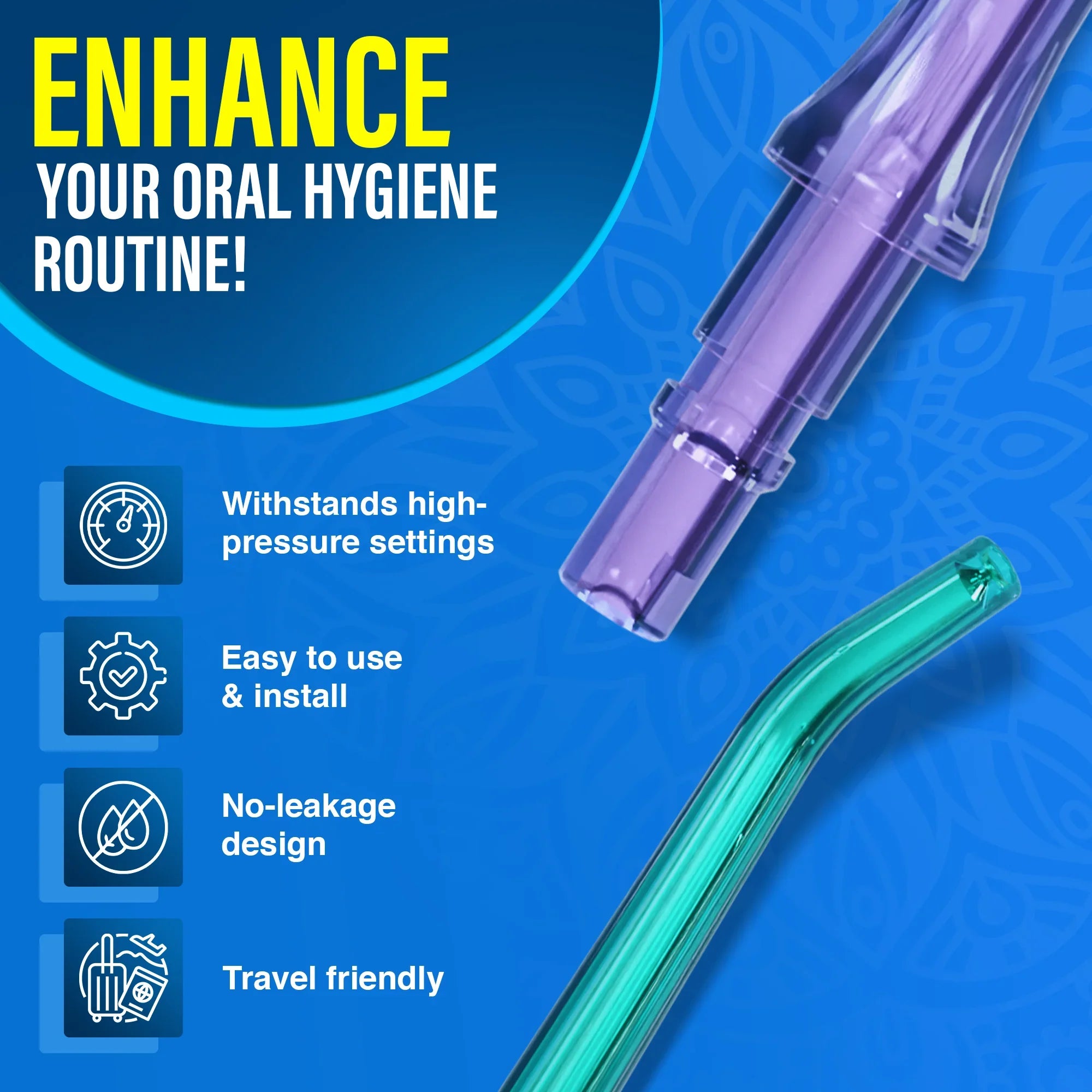 Replacement Floss Tips for Deep Clean Dental Water Flosser 2.0 XL