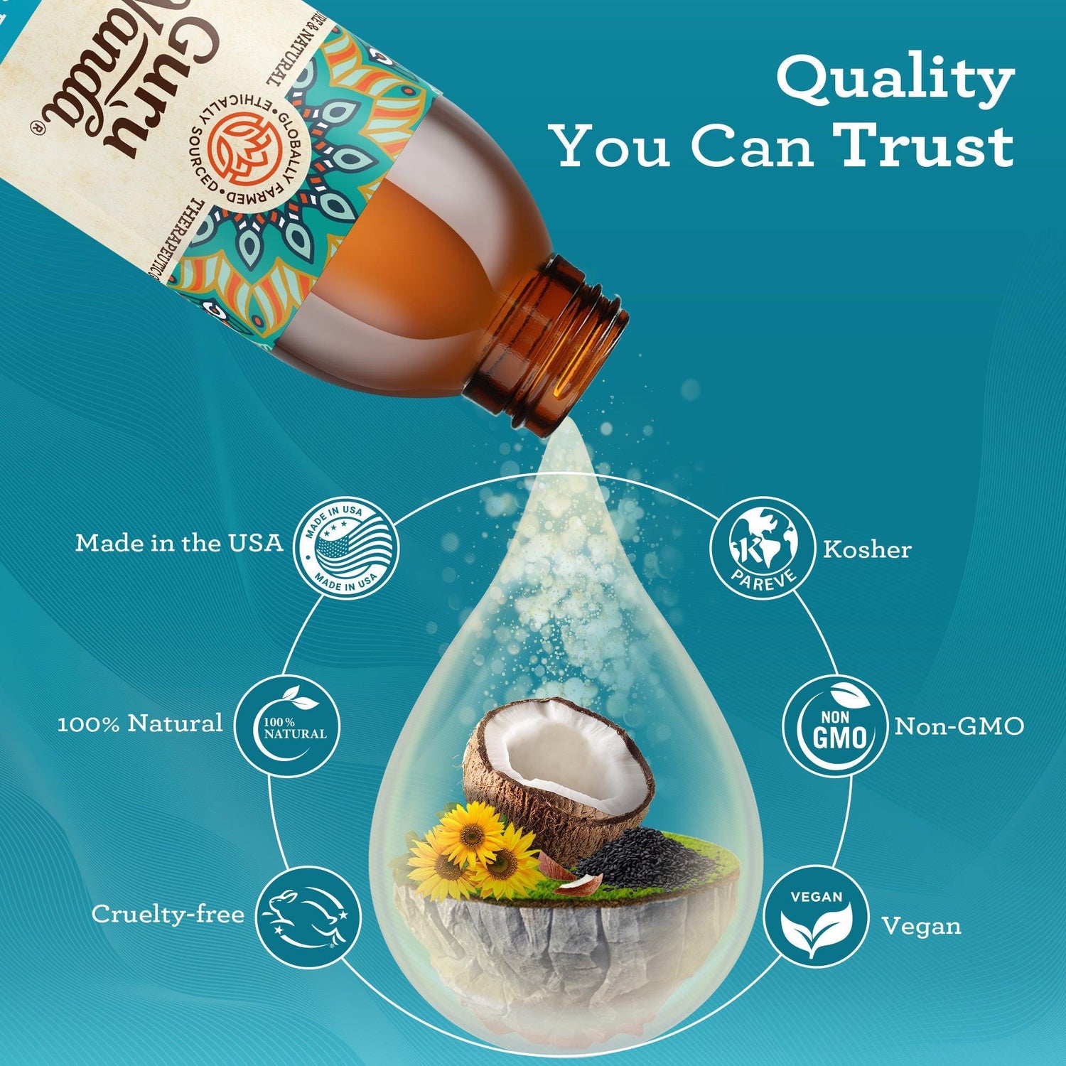 Aceite de extracción de fórmula original para dientes y encías, 8.45 onzas líquidas (paquete de 1)