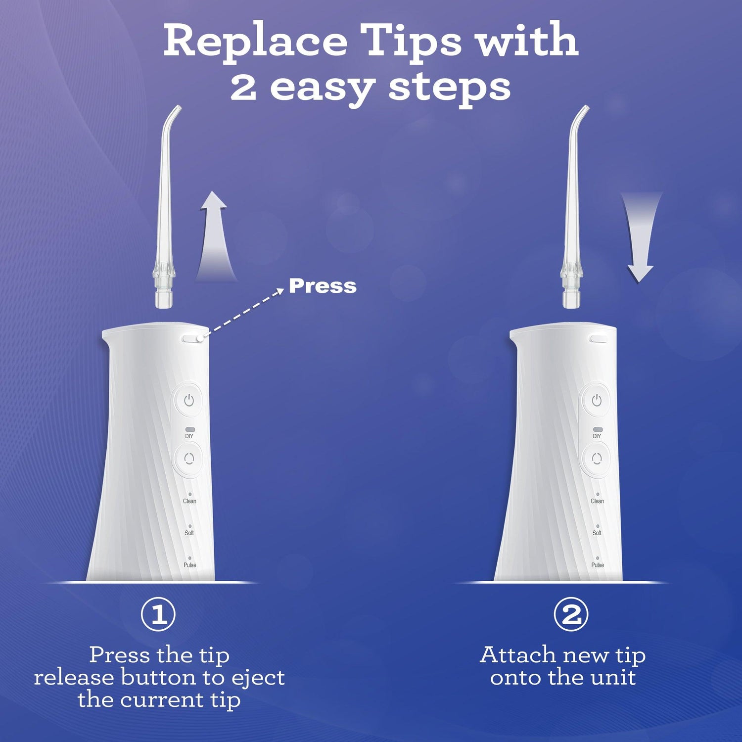 Lion & Lamb 2.0 Replacement Water Flosser Tips