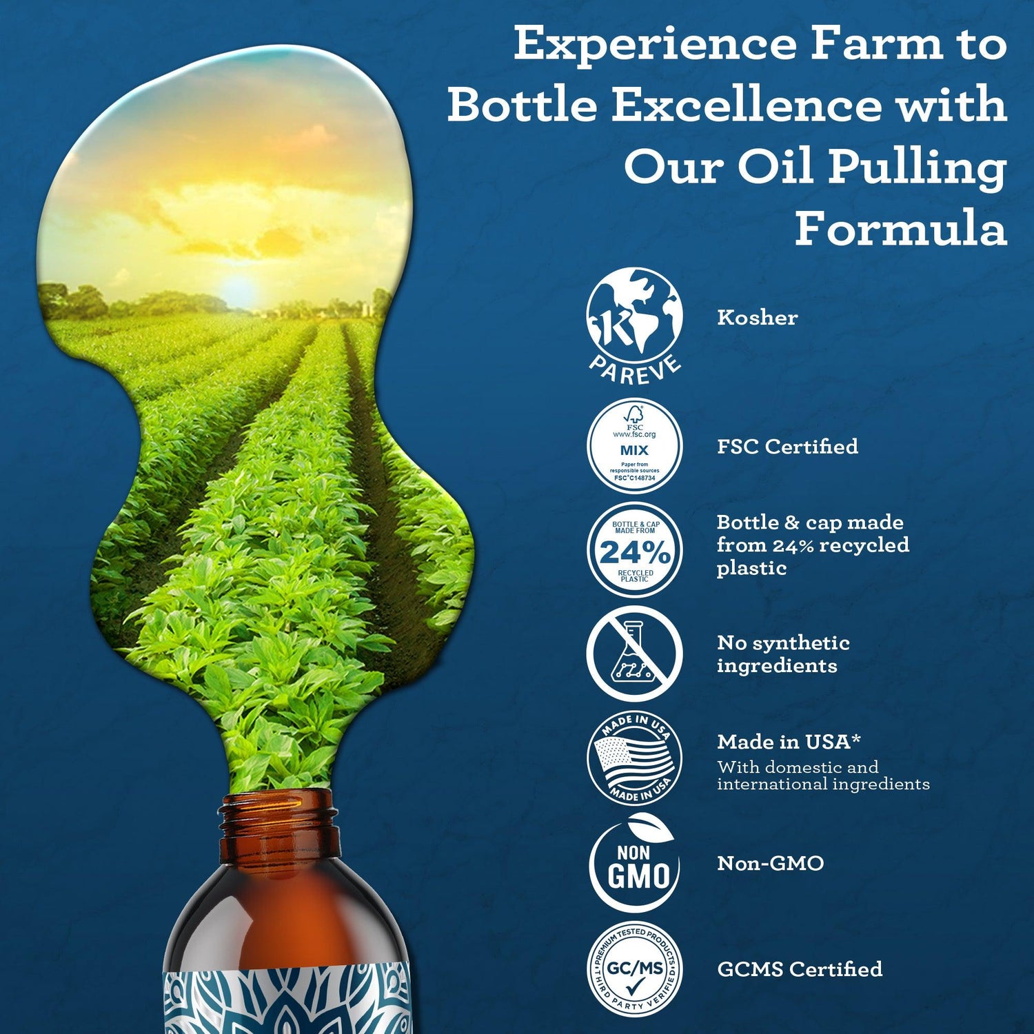 Aceite de extracción de fórmula avanzada para dientes y encías, 8 onzas líquidas (paquete de 1)