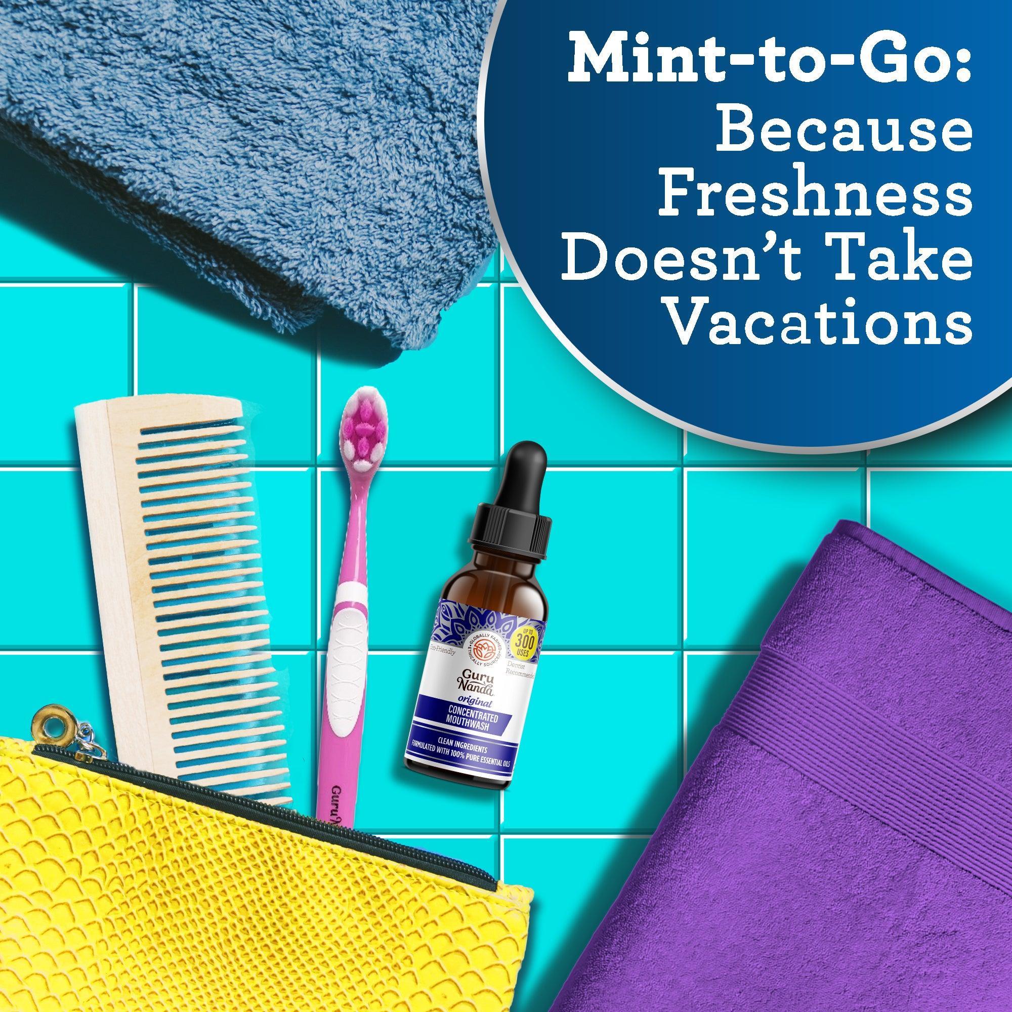 Enjuague bucal concentrado, 2 onzas líquidas - 1 paquete