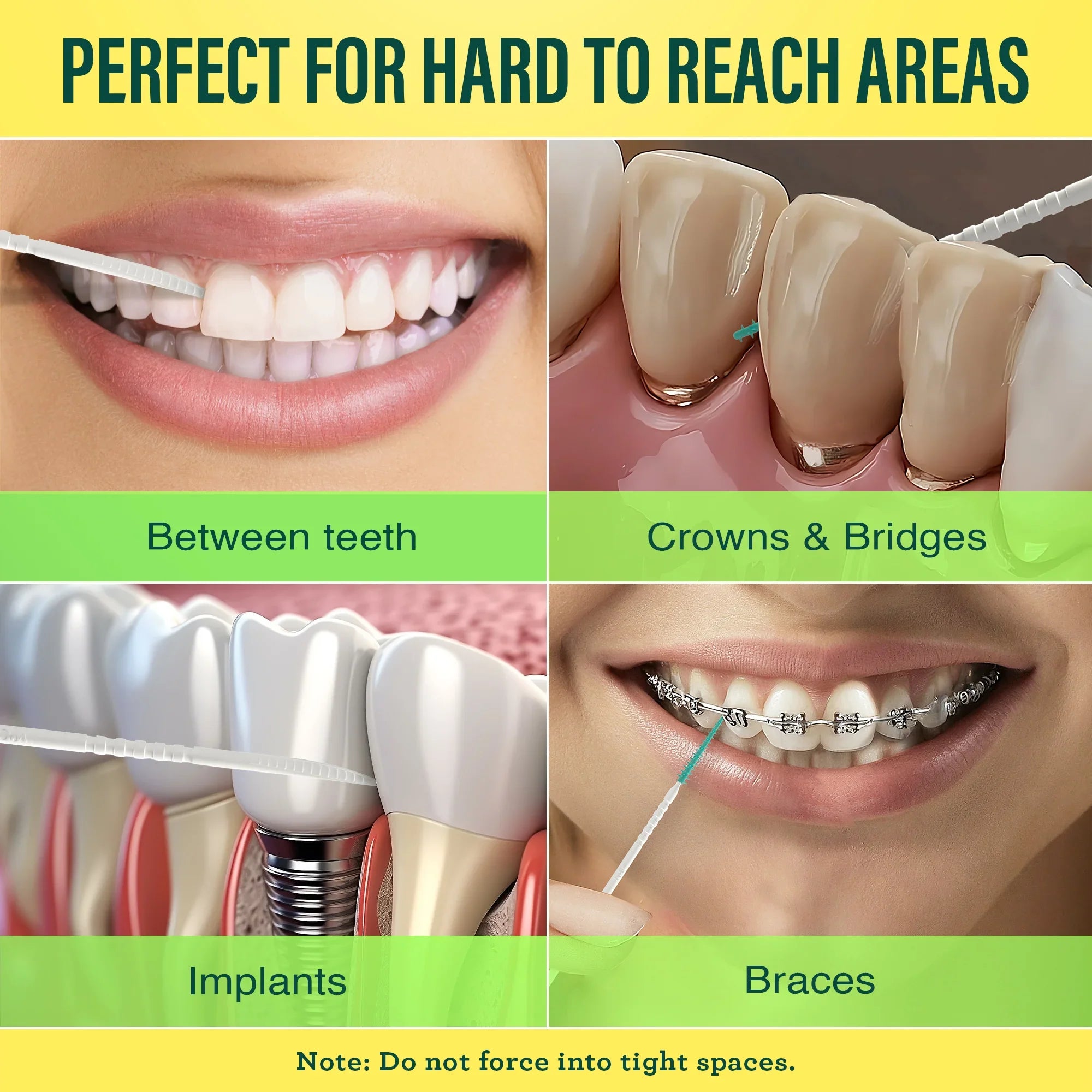 Cure-dents QuickPik 2 en 1 (300 unités) avec étui