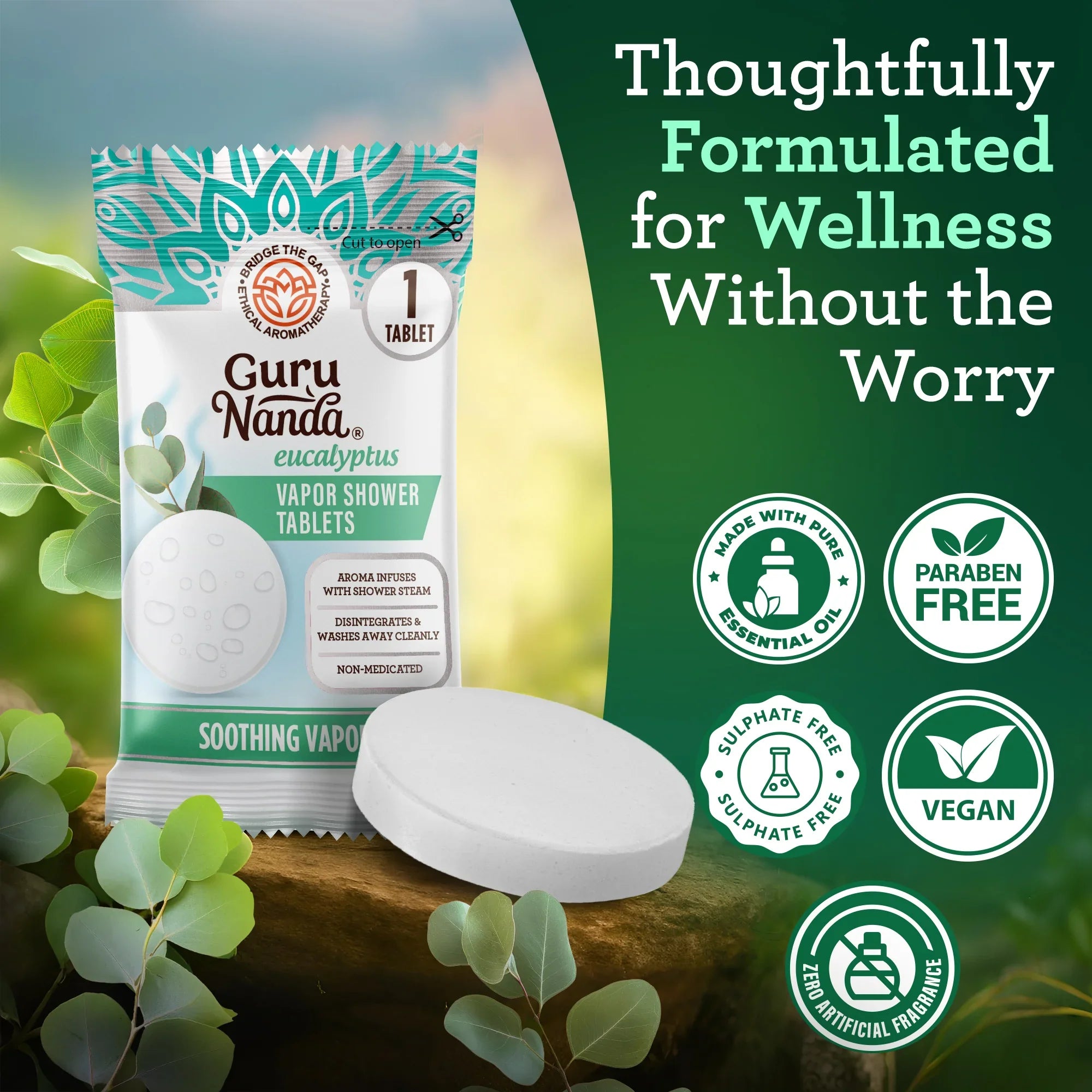 Eucalyptus Vapor Shower Tablets – 30 Count