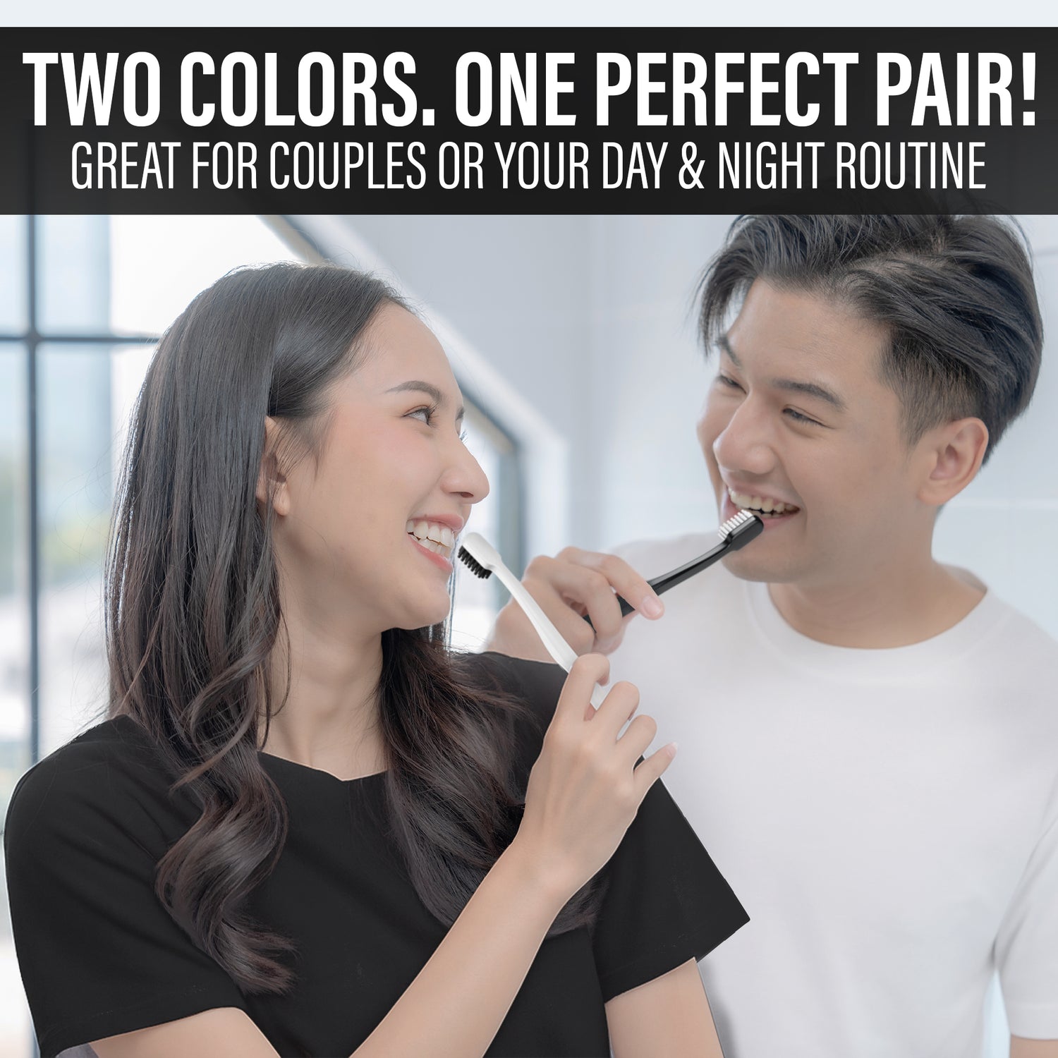 Yin Yang Toothbrush - Extra Soft Bristle - 2 Pack