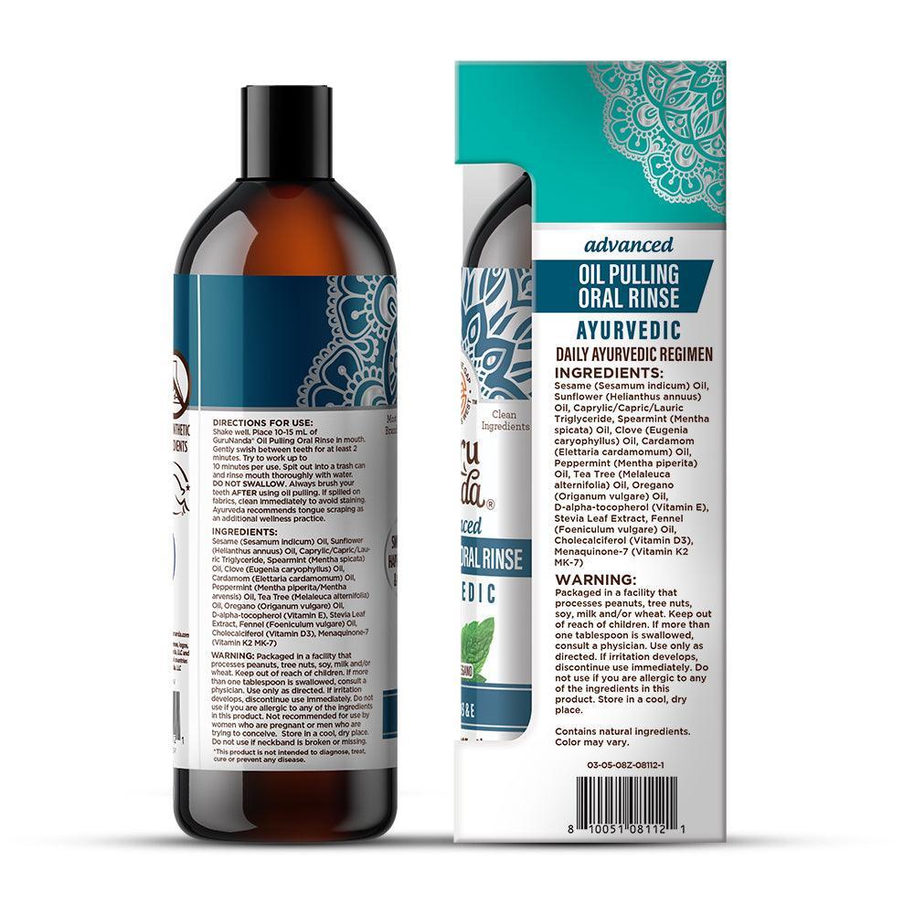 Aceite de extracción de fórmula avanzada para dientes y encías, 8 onzas líquidas (paquete de 3)