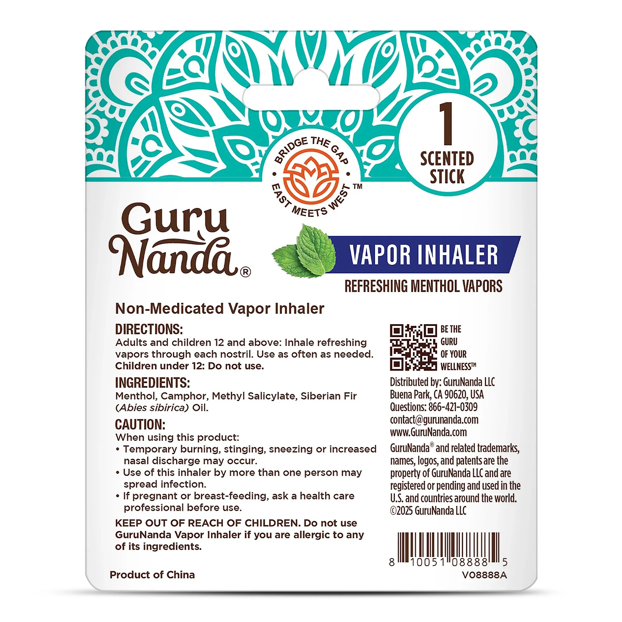 Non-Medicated Vapor Inhaler - 1 Count