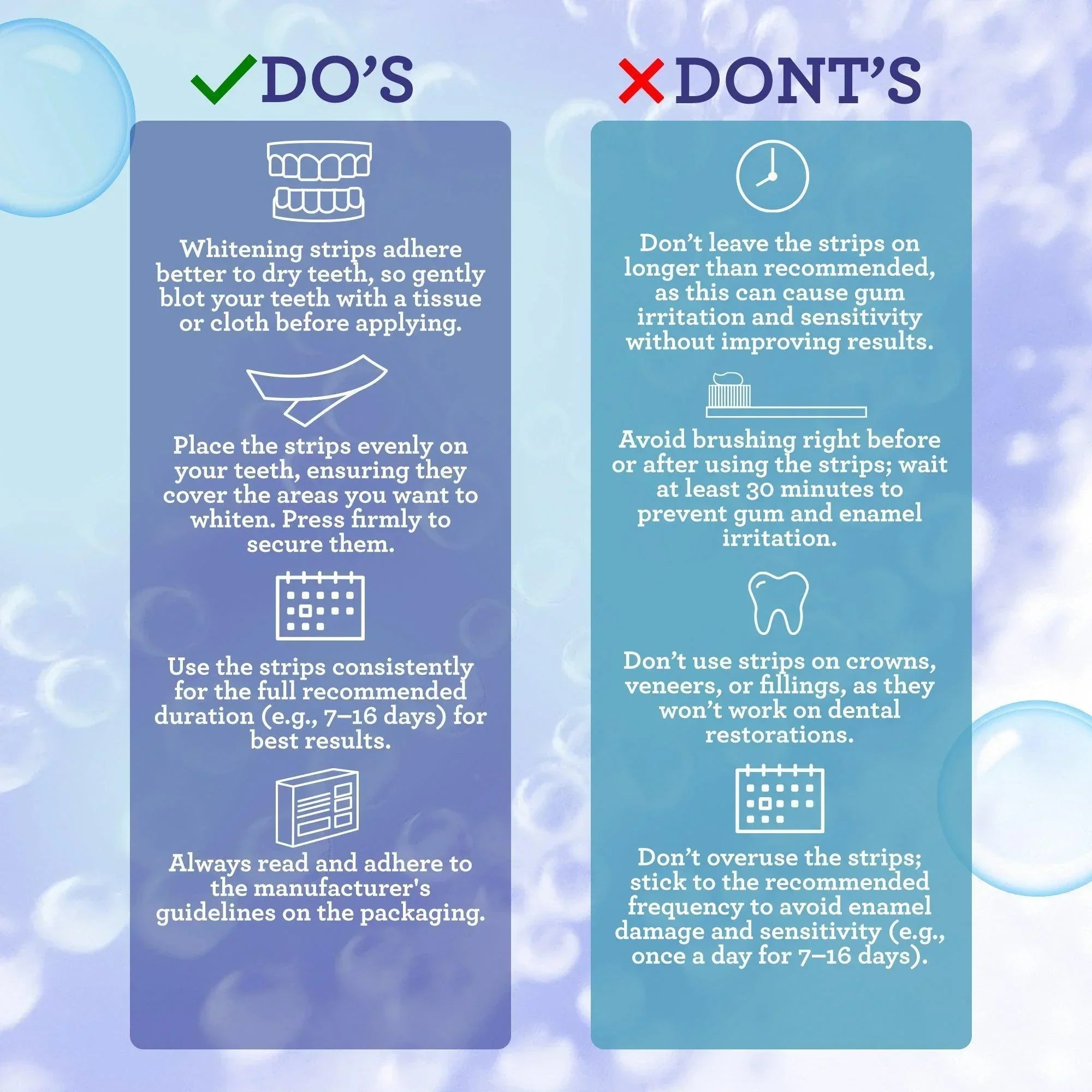 Whitening Strips – 7 Day Treatment