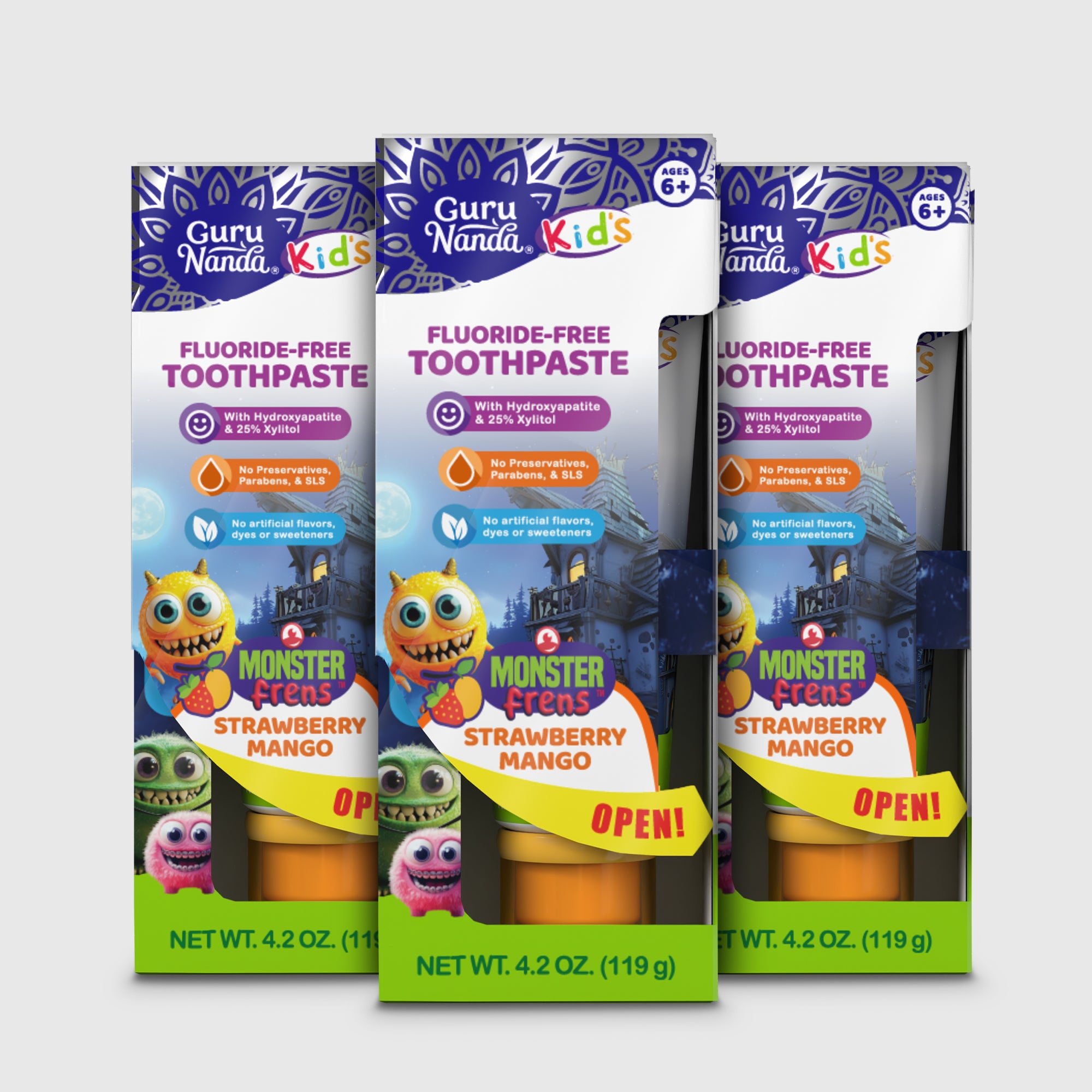 Dentifrice pour enfants au xylitol et à l&