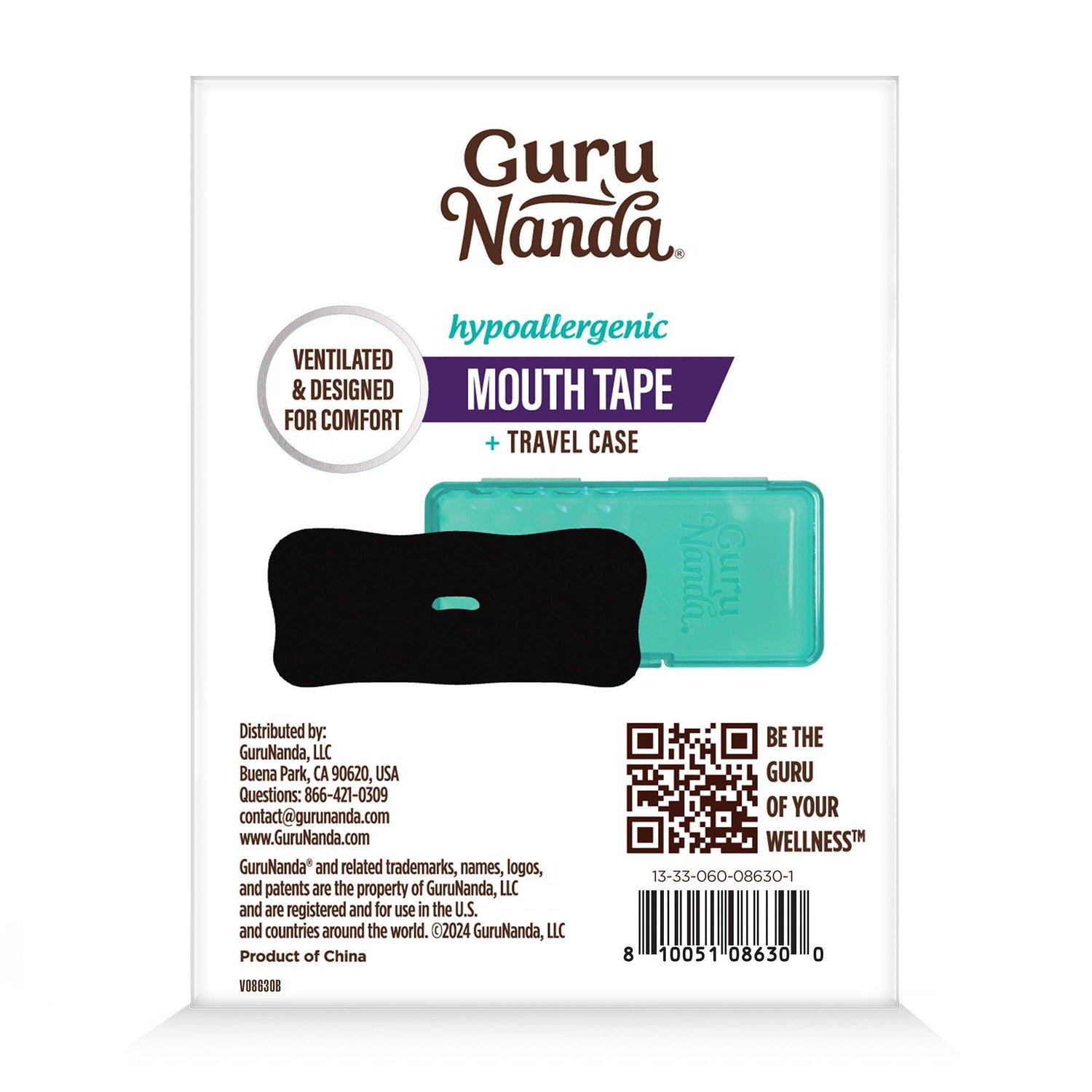Mouth Tape with Travel Case - 60 Count