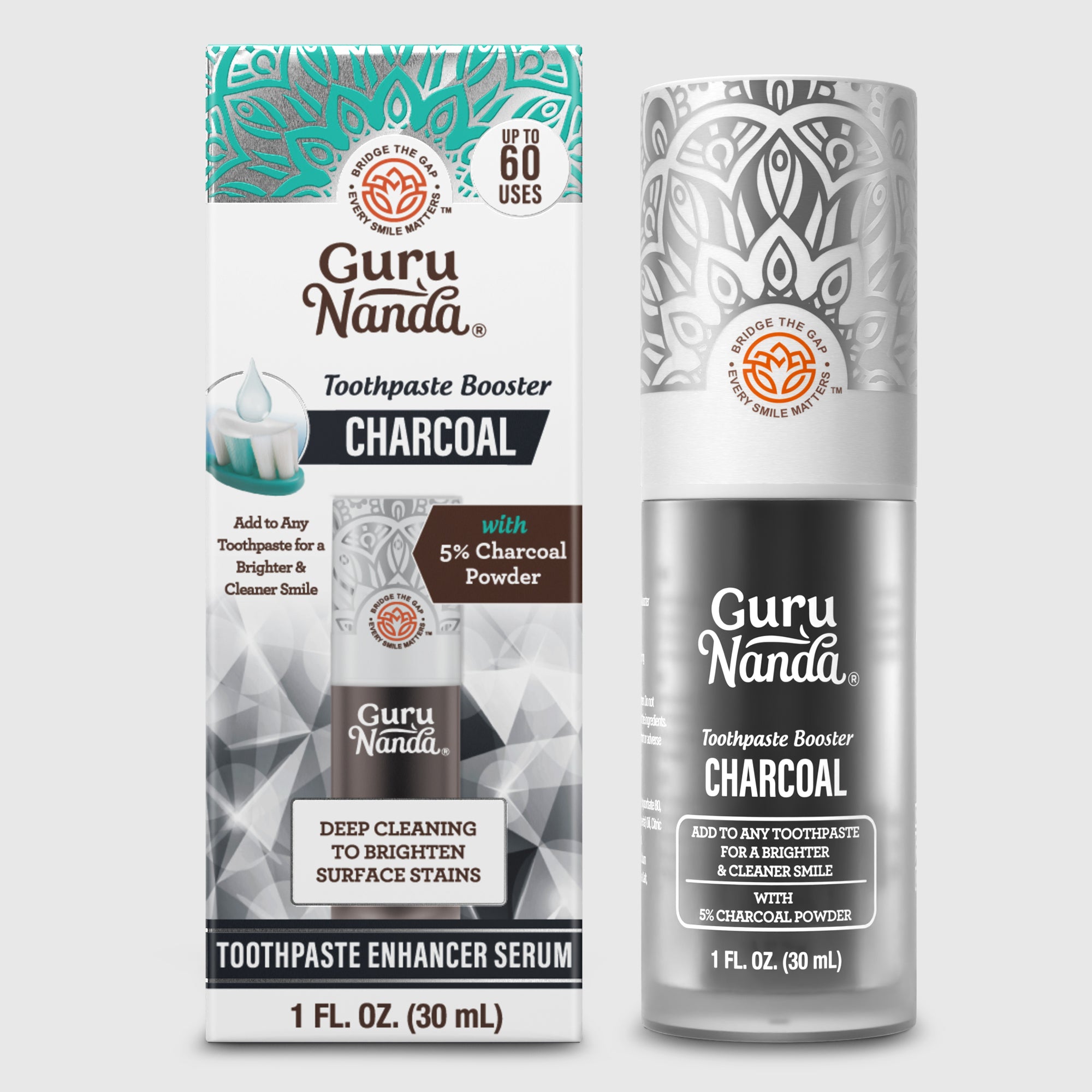 Potenciador de Pasta Dental con Carbón Activado al 5% – 29,5 ml