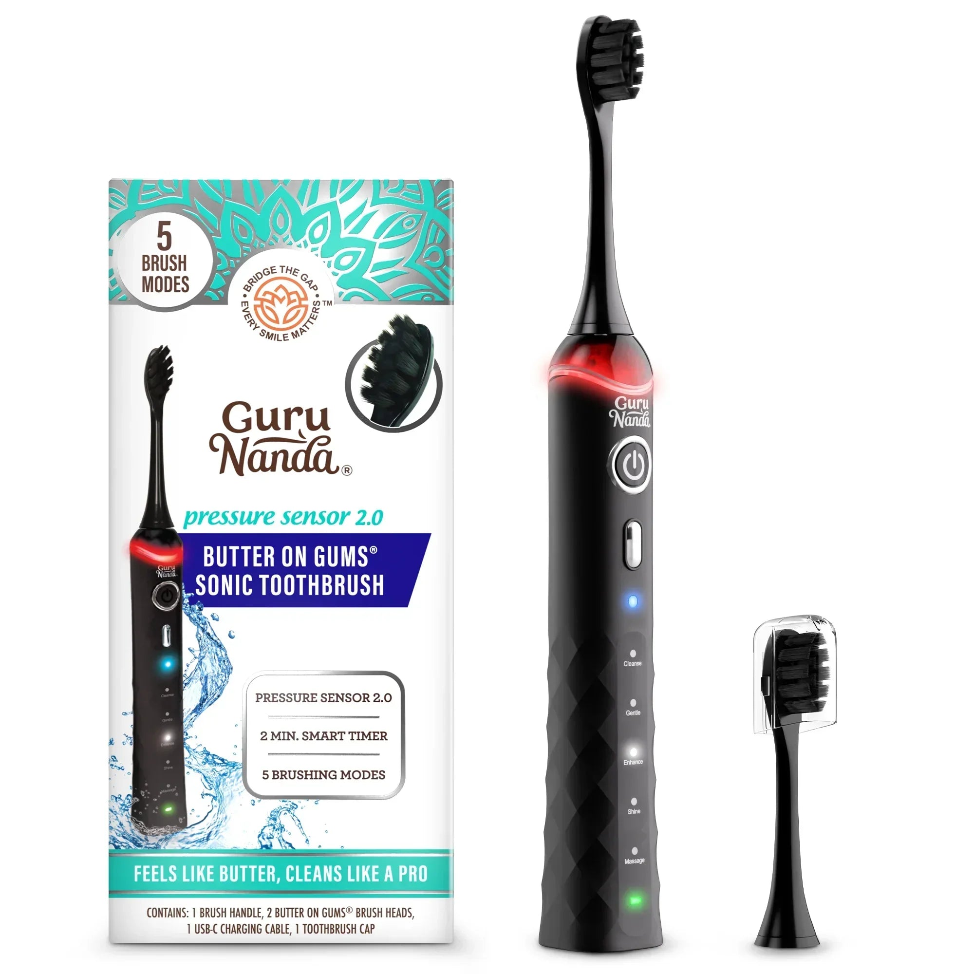Butter On Gums Pressure Sensor Electric Toothbrush 2.0
