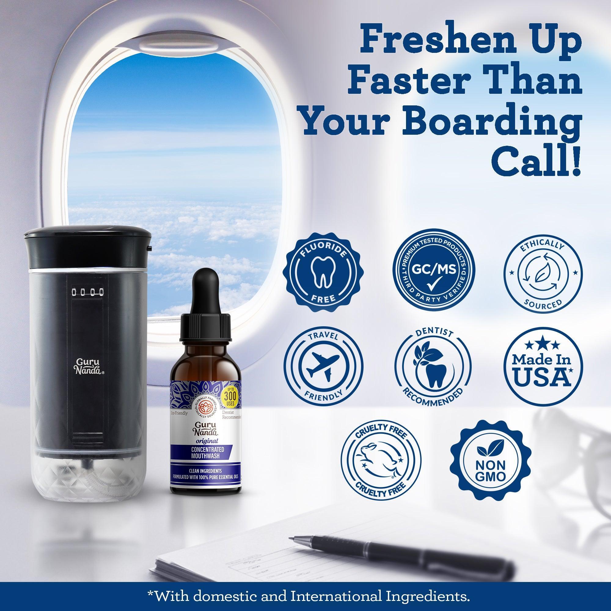 Enjuague bucal concentrado, 2 onzas líquidas - 1 paquete