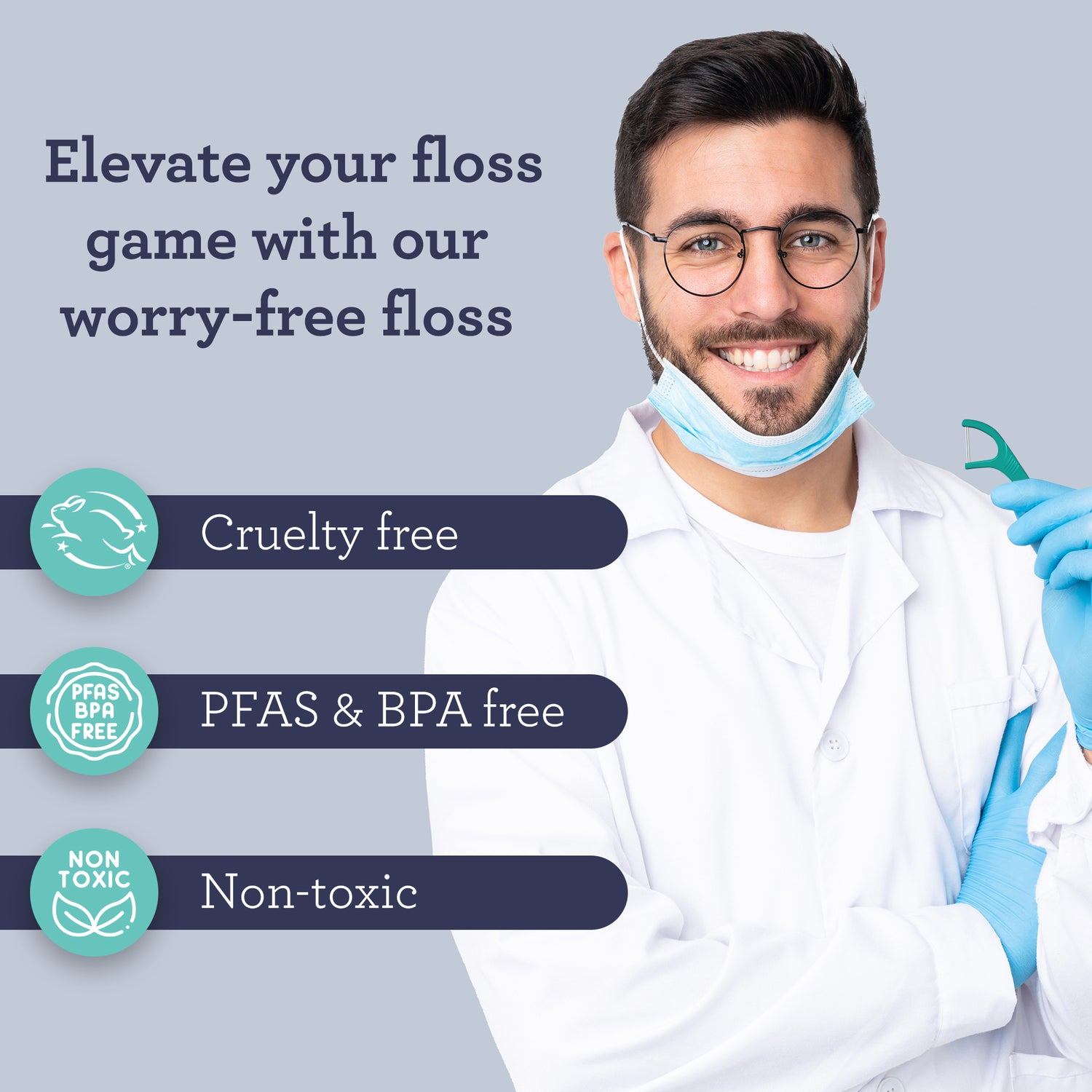 Dual-Slickers Floss Picks (150 count)