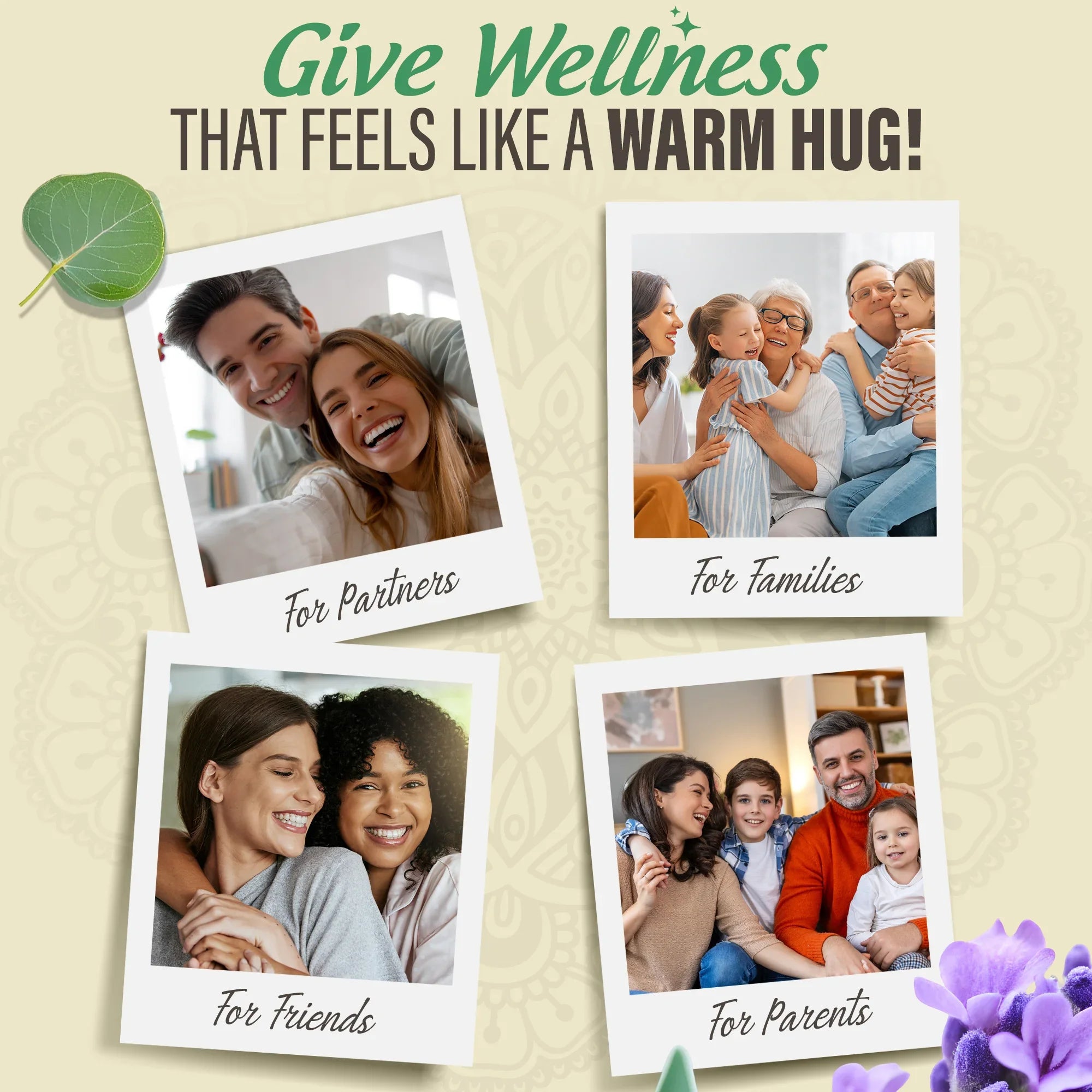 Lavender, Eucalyptus & Orange Essential Oils – Set of 4, 15 ml Each