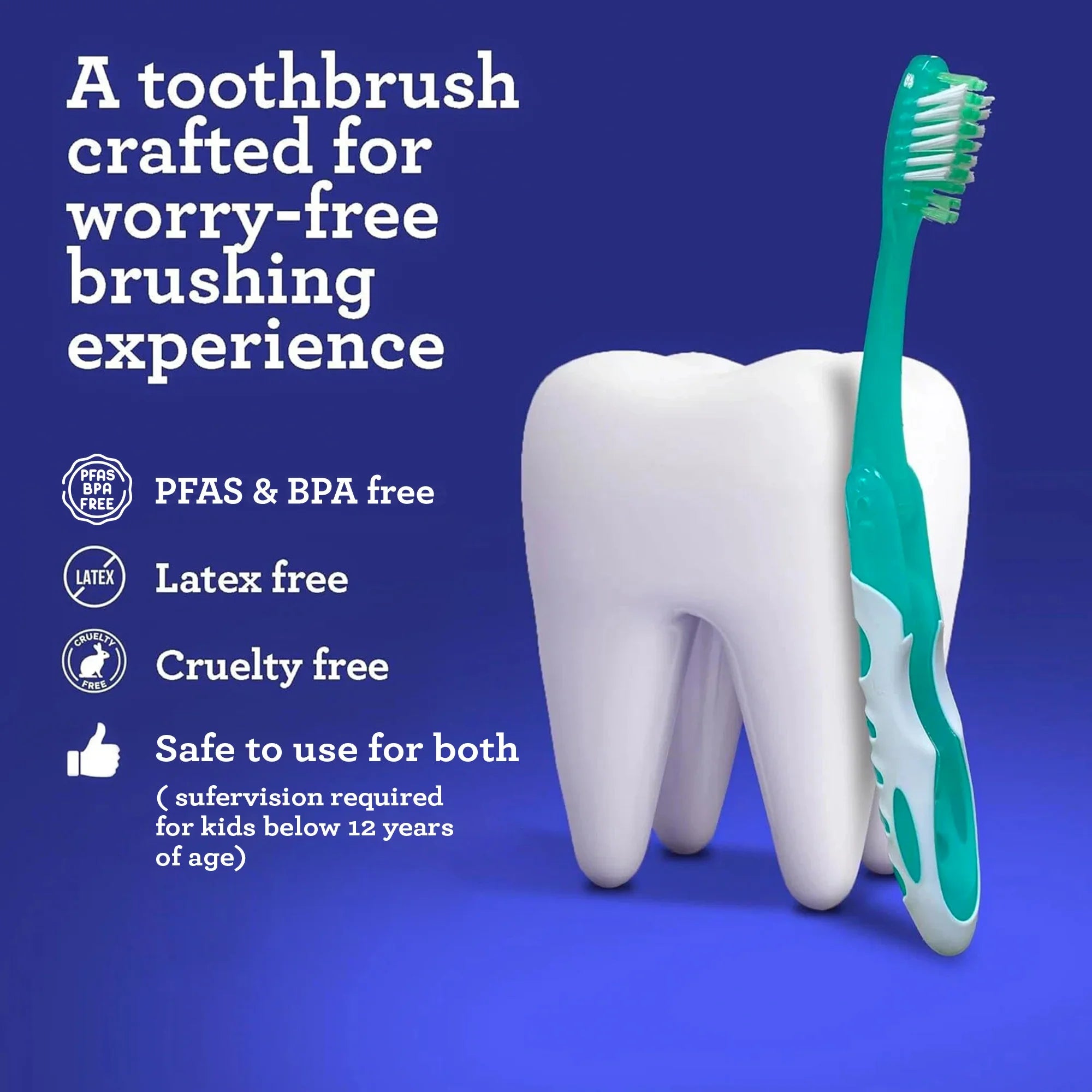 Brosse à dents de voyage pliable