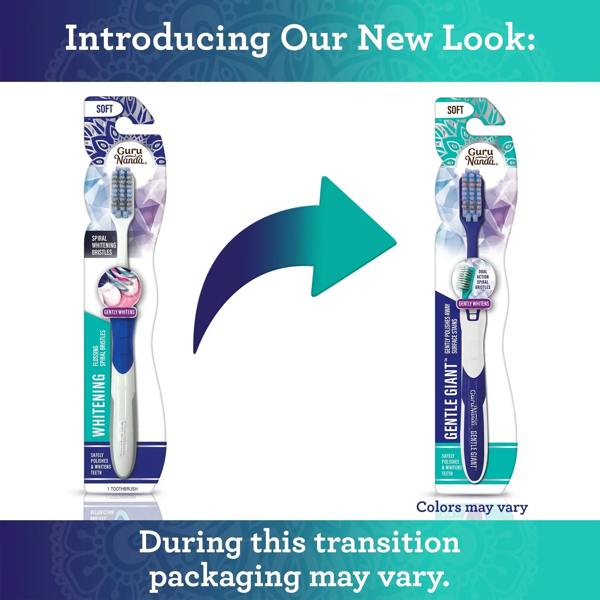 Gentle Giant Whitening Spiral Toothbrush