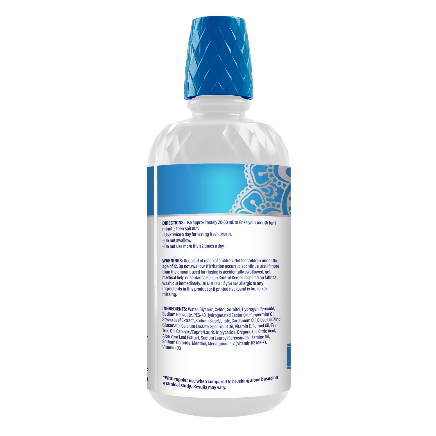 Oxyburst Whitening Oral Rinse Mouthwash - 1L