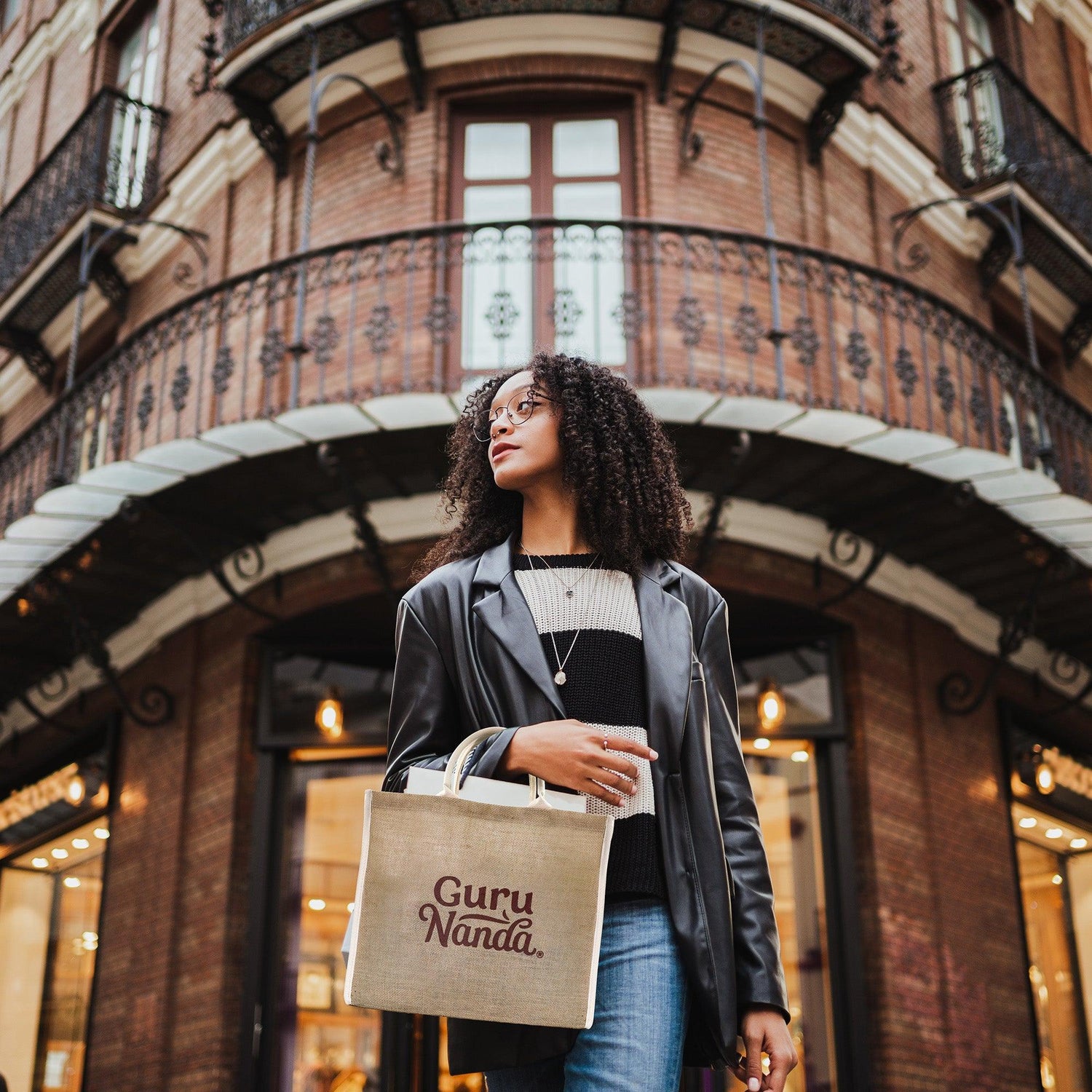Exclusive GuruNanda Jute Bag