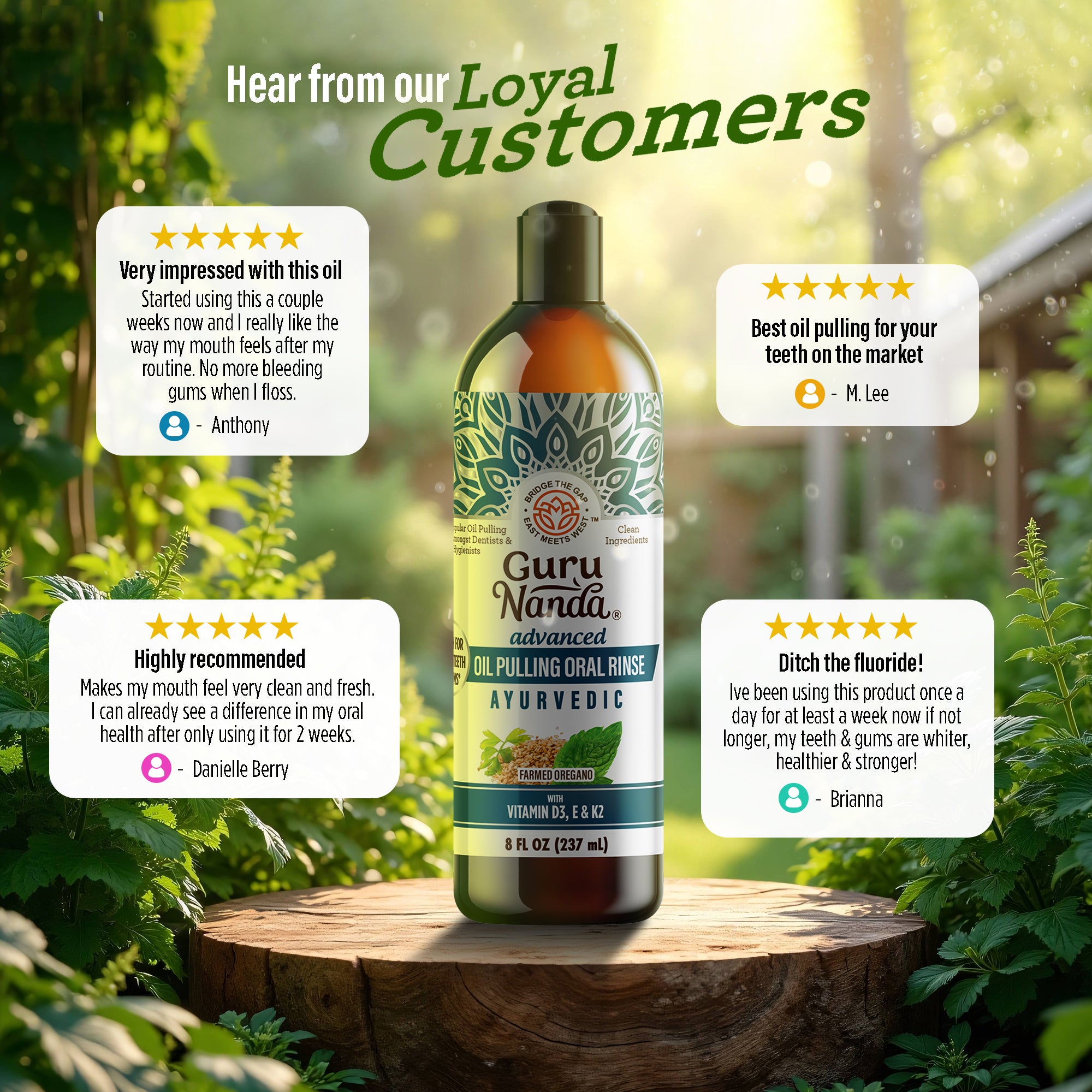 Aceite de extracción de fórmula avanzada para dientes y encías, 8 onzas líquidas (paquete de 3)