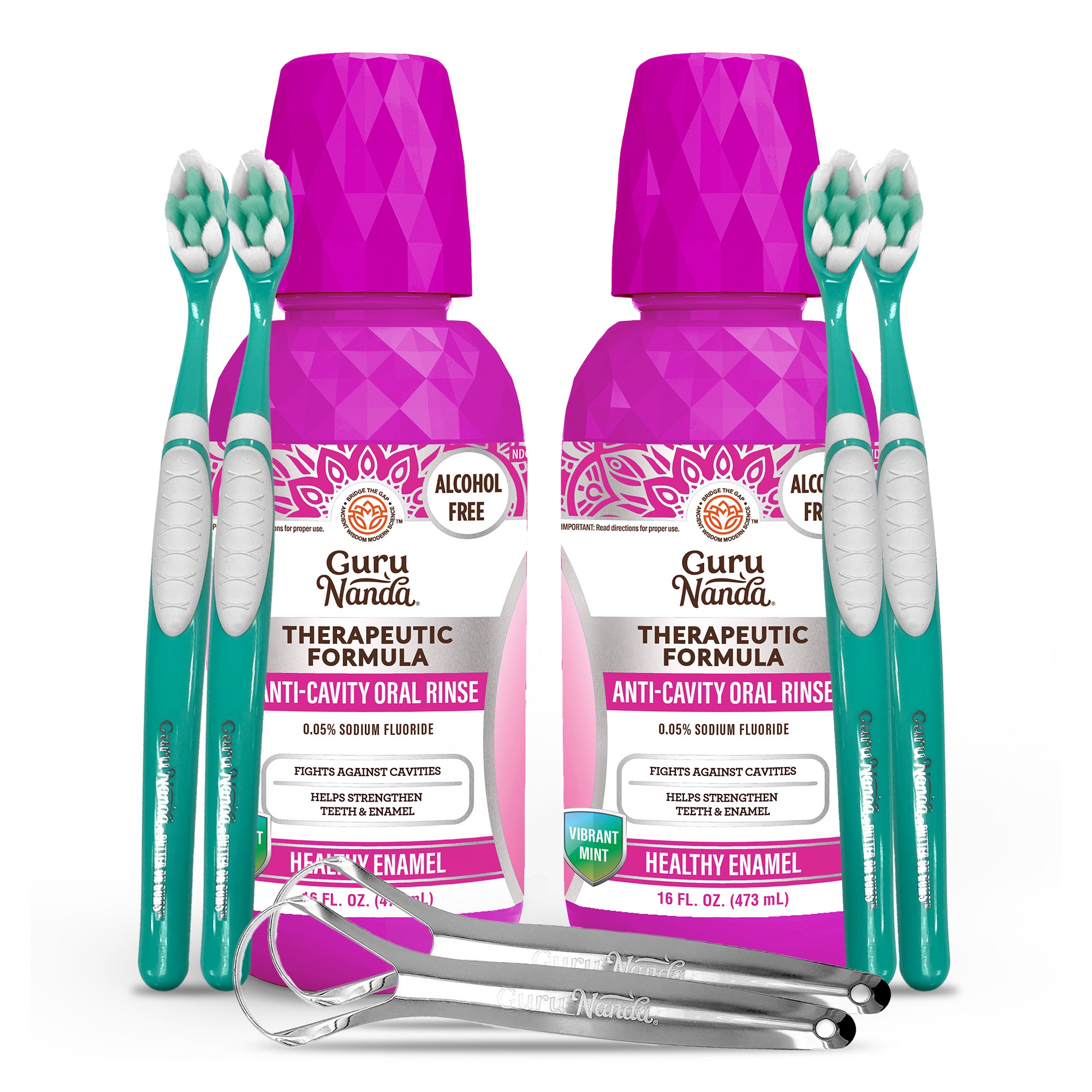 Therapeutic Formula Anti-Cavity Oral Rinse Mouthwash - 2 Pack