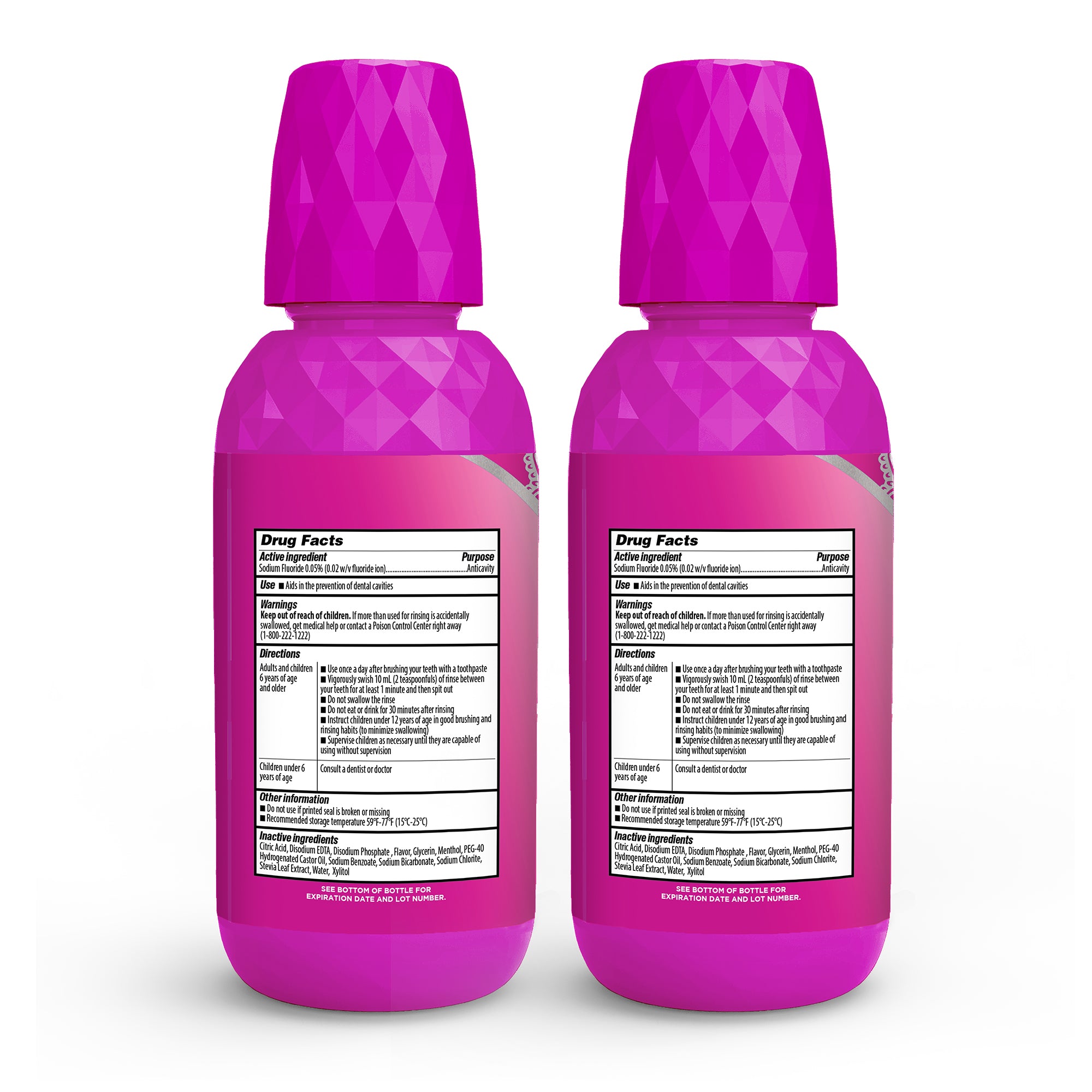 Therapeutic Formula Anti-Cavity Oral Rinse Mouthwash - 2 Pack