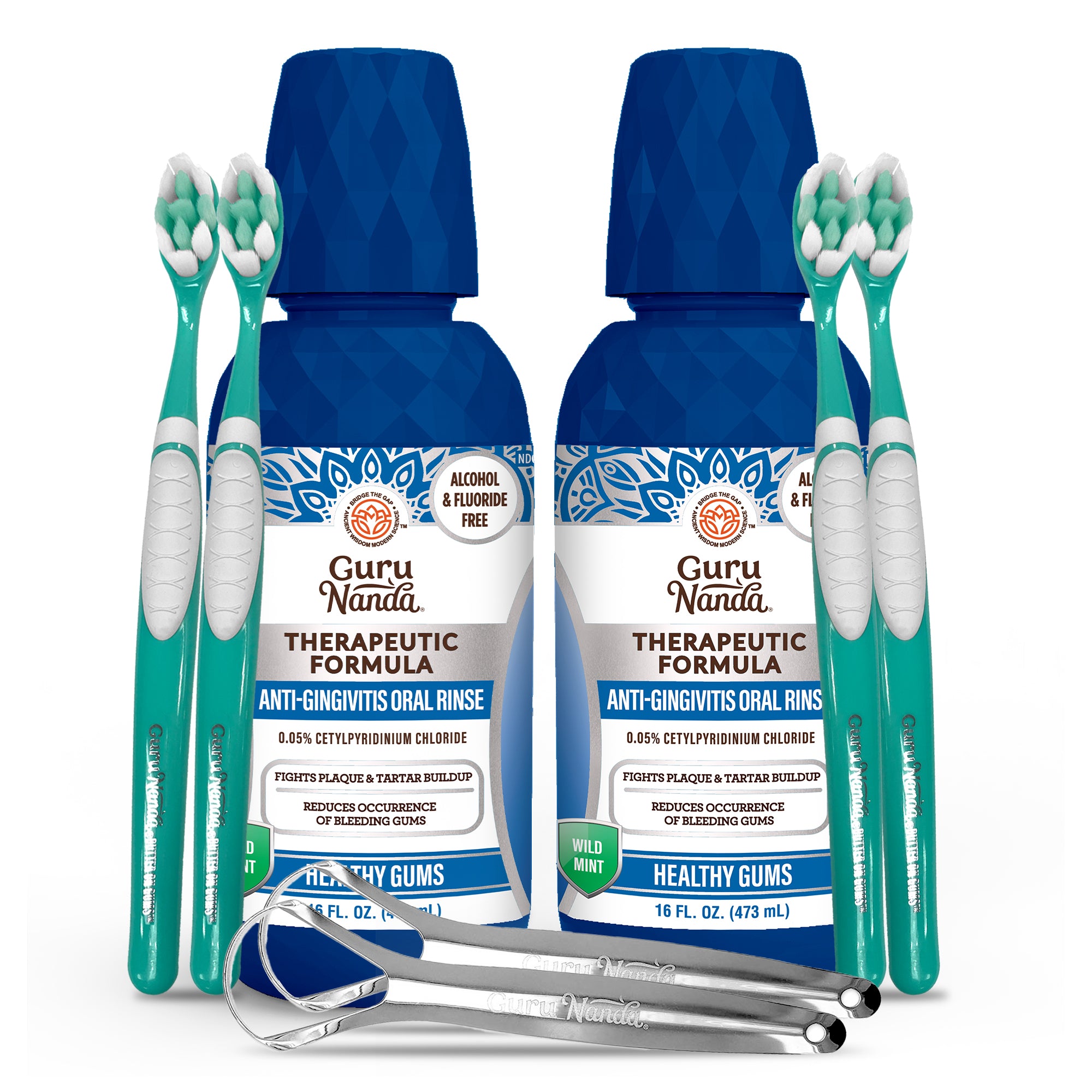 Therapeutic Formula Anti-Gingivitis Oral Rinse Mouthwash - 16 oz - 2 Pack