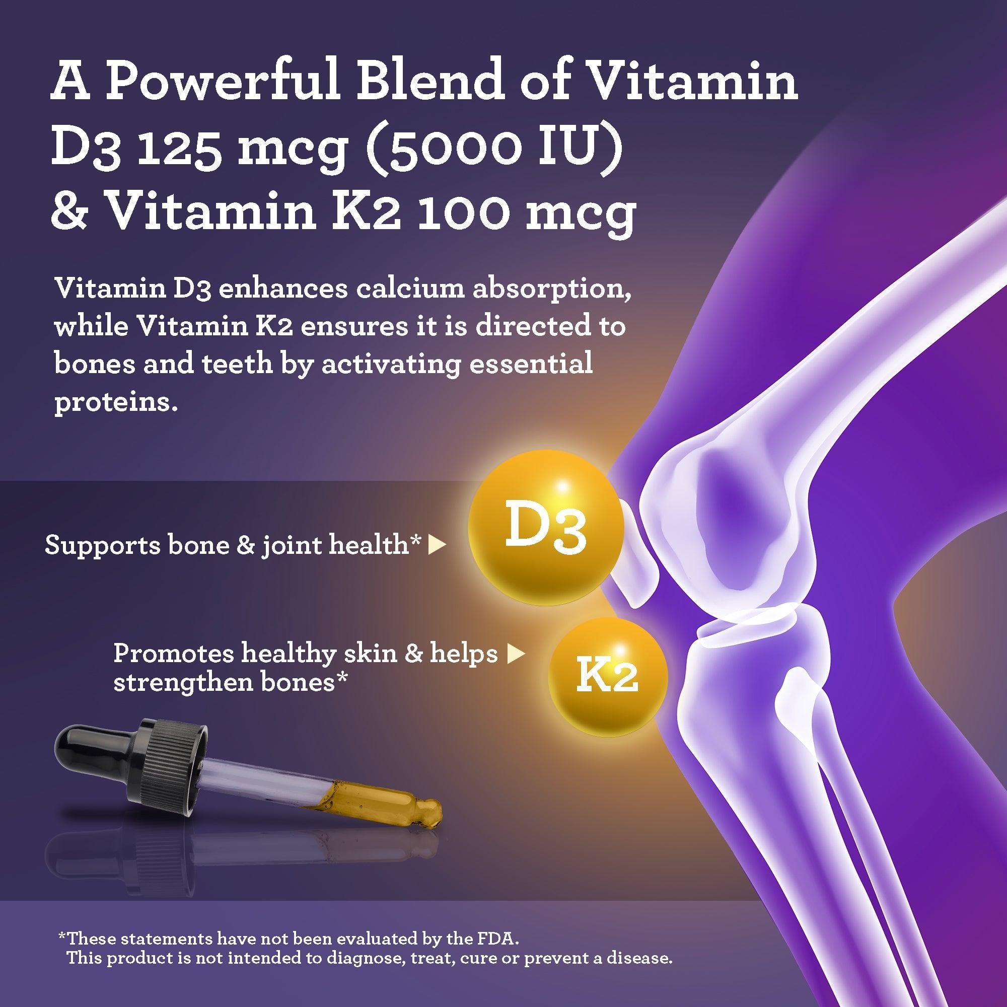 Cold Pressed Black Seed Oil with Vitamin D3, K2, & E - GuruNanda