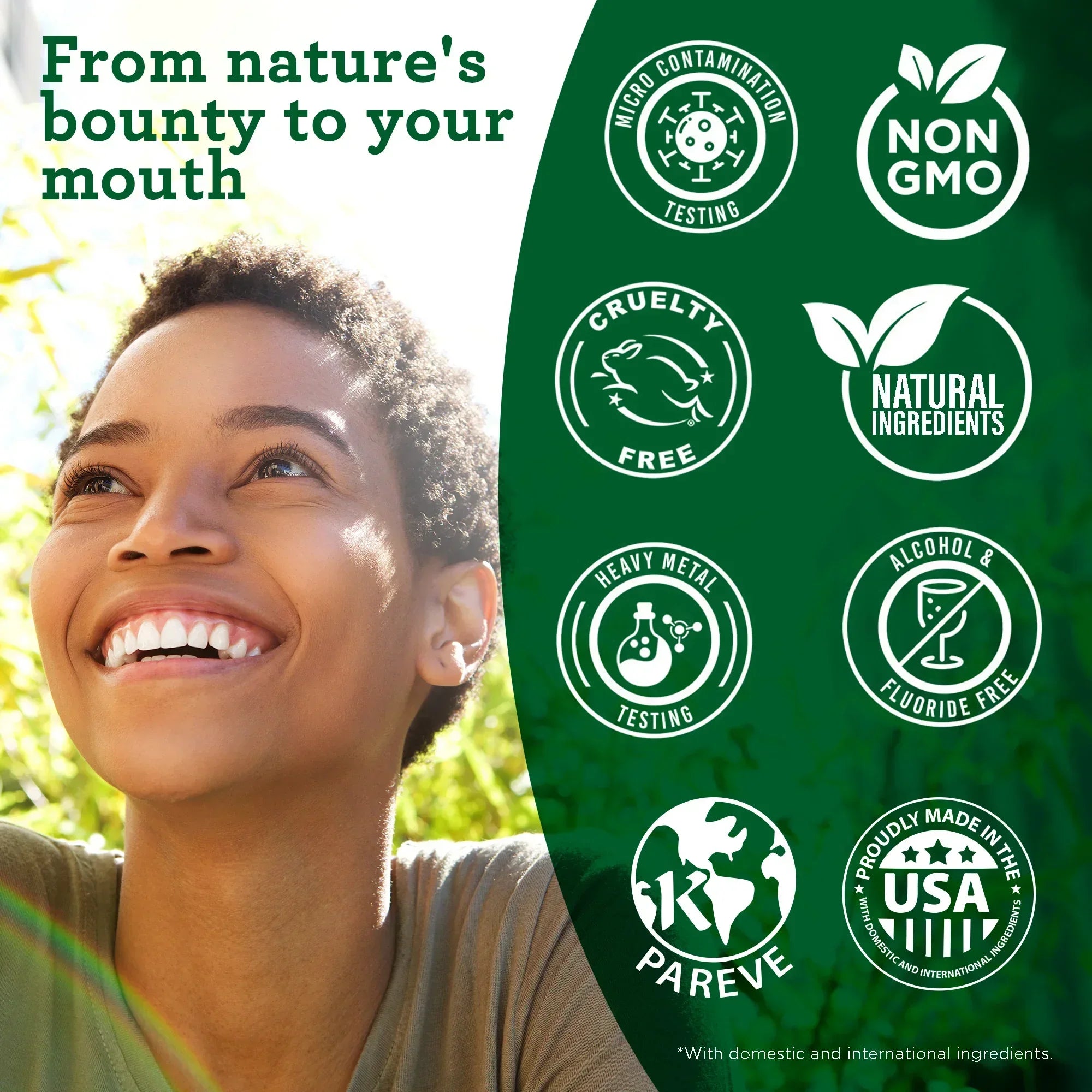 Aceite de coco y menta para enjuagar los dientes - 237 ml