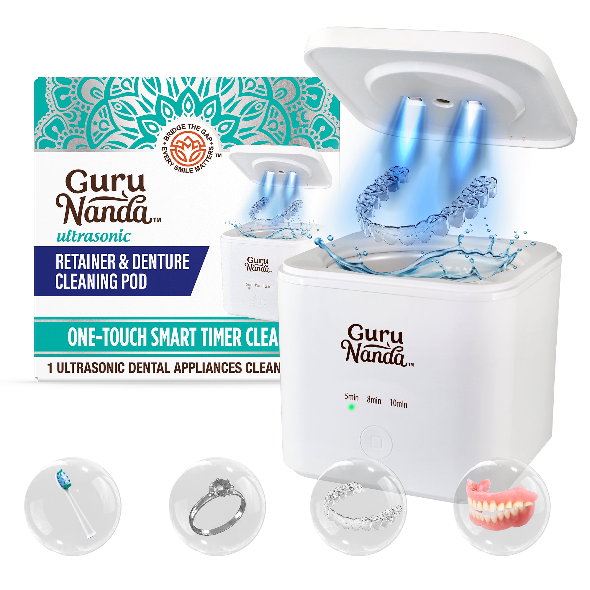 Retainer & Denture Cleaning Pod