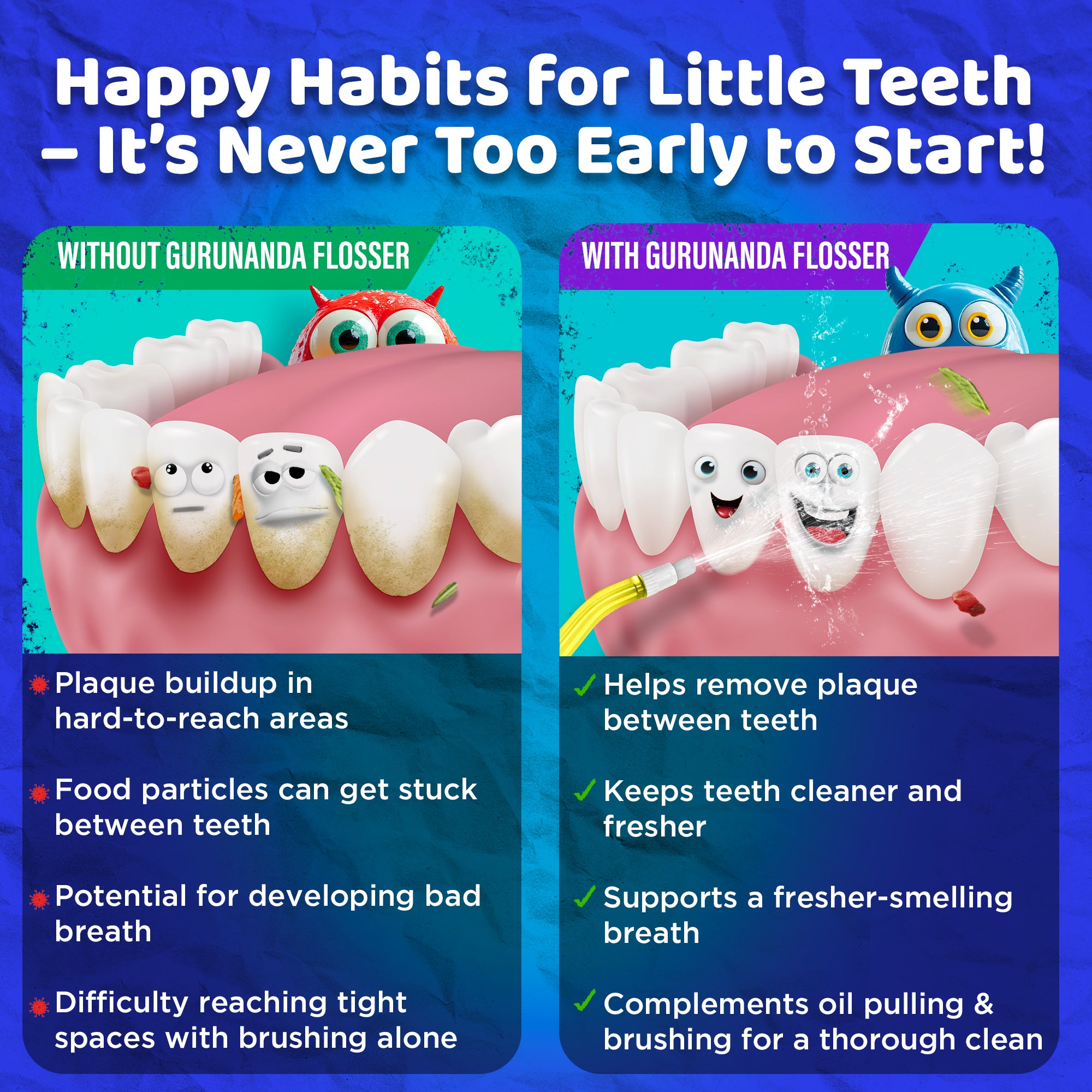 Irrigador bucal para niños (200 ml)