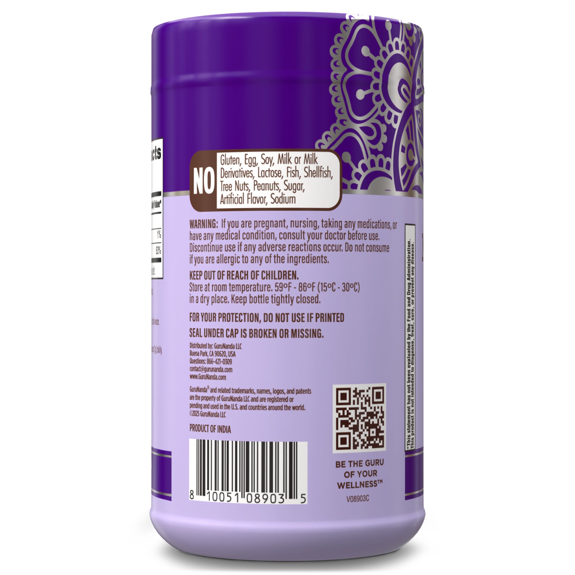 Magnesio en Polvo, Frambuesa Limón – 8 oz