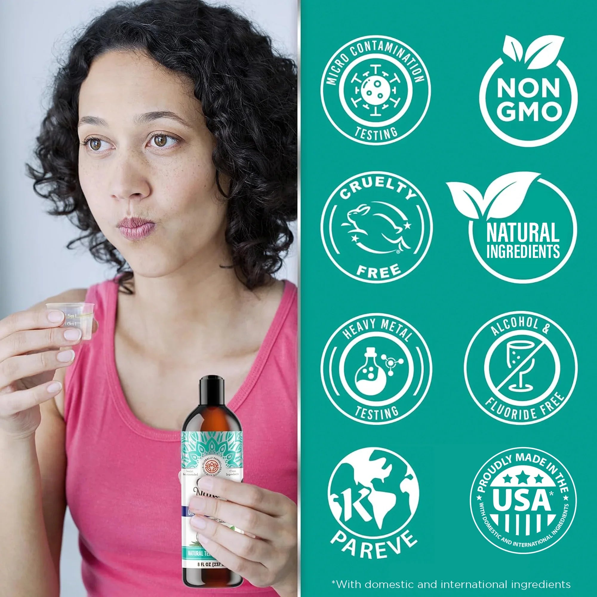 Huile de massage à la menthe de coco, 7 huiles essentielles et vitamines D3, E et K2, 227 g (3 paquets)