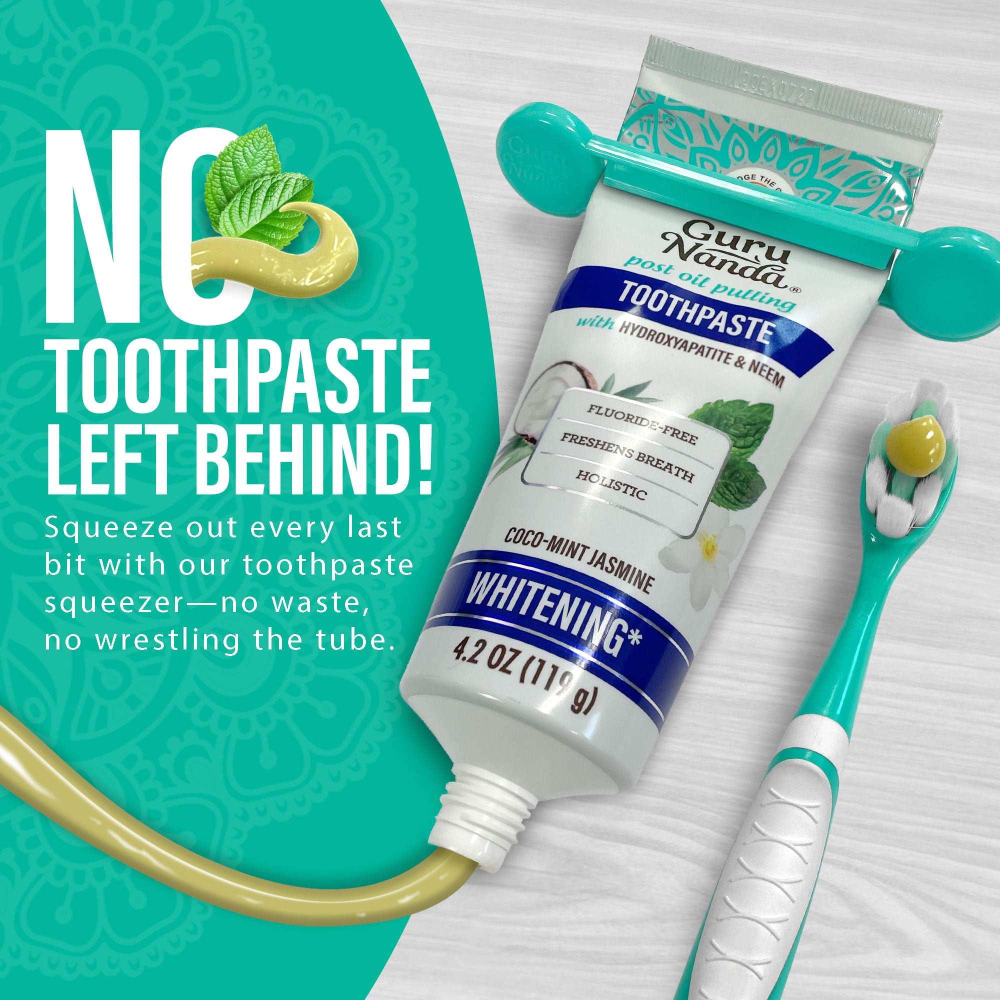 Fluoride Free Whitening Toothpaste with Hydroxyapatite