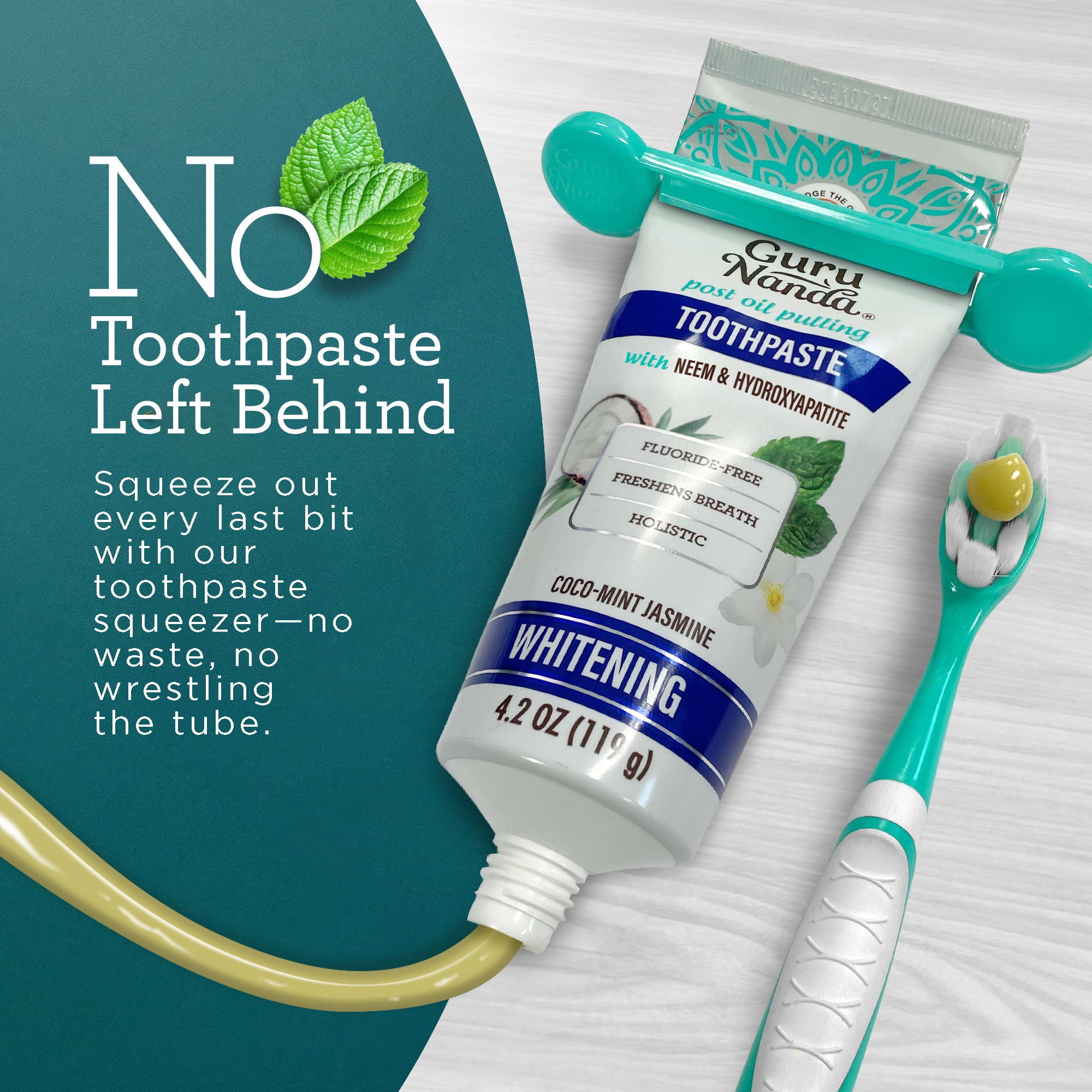 Dentifrice Blancheur Hydroxyapatite et Neem, Sans Fluorure – 120 g