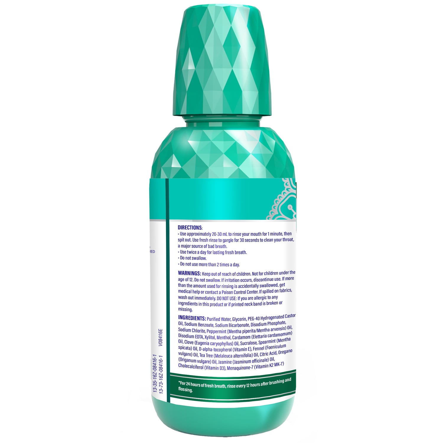 Enjuague bucal Oral Rinse Breath Harmonizer - Menta silvestre (16 onzas líquidas)