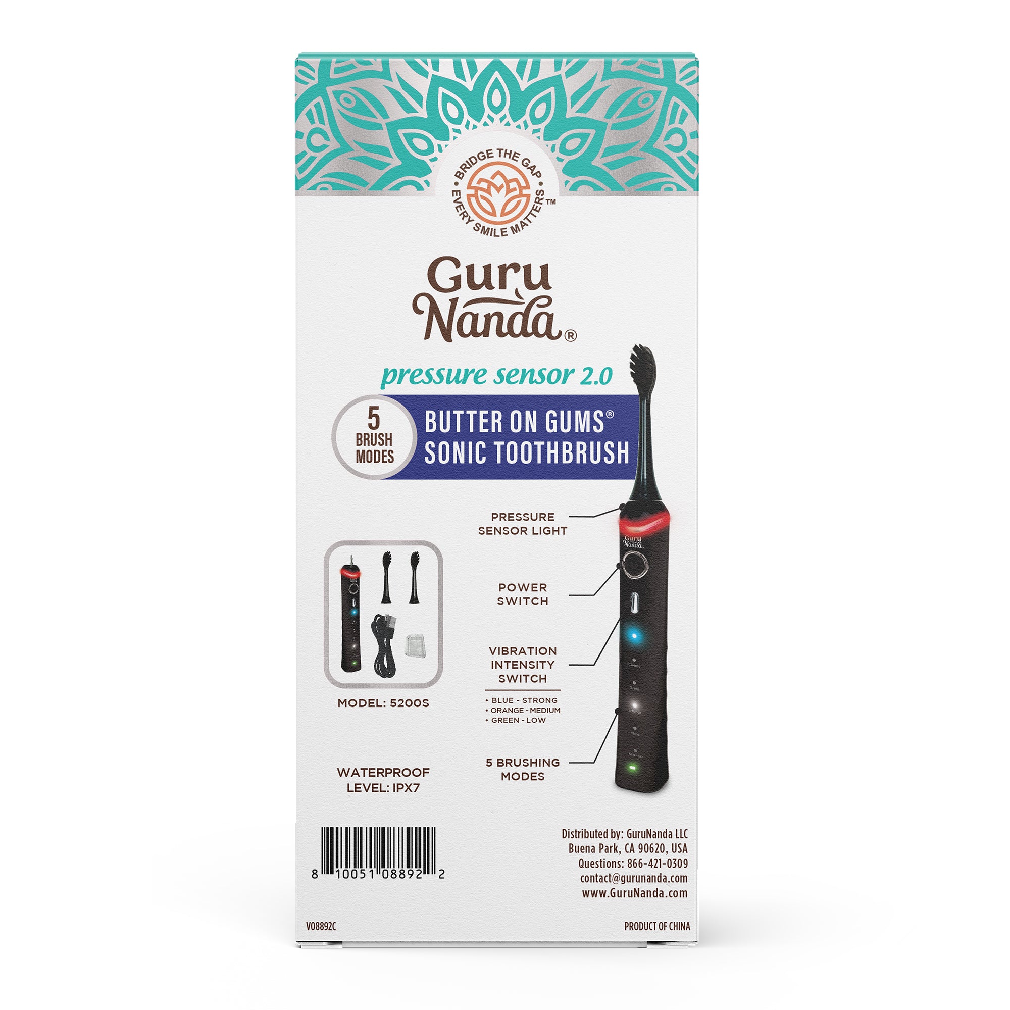 Butter On Gums Pressure Sensor Electric Toothbrush 2.0