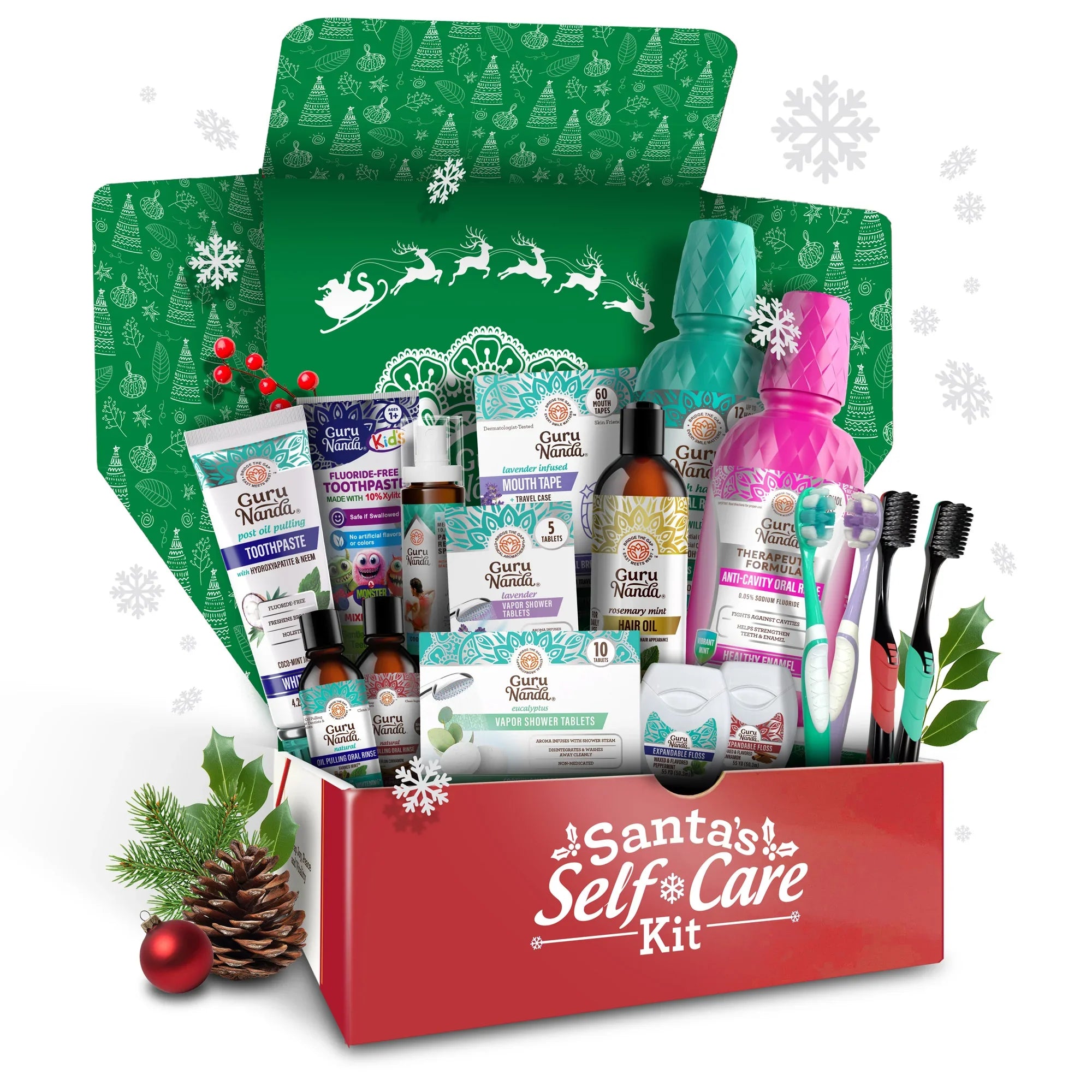 GuruNanda Santa Self Care Complete Oral Kit