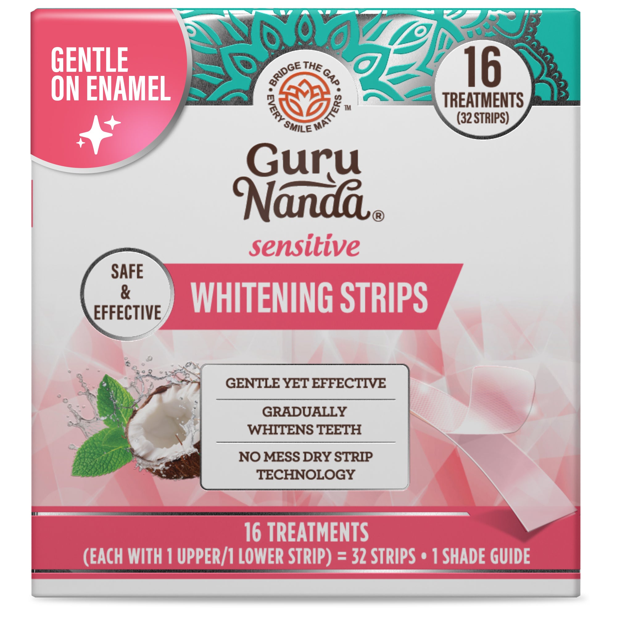 Sensitive Whitening Strips – 16 Treatments