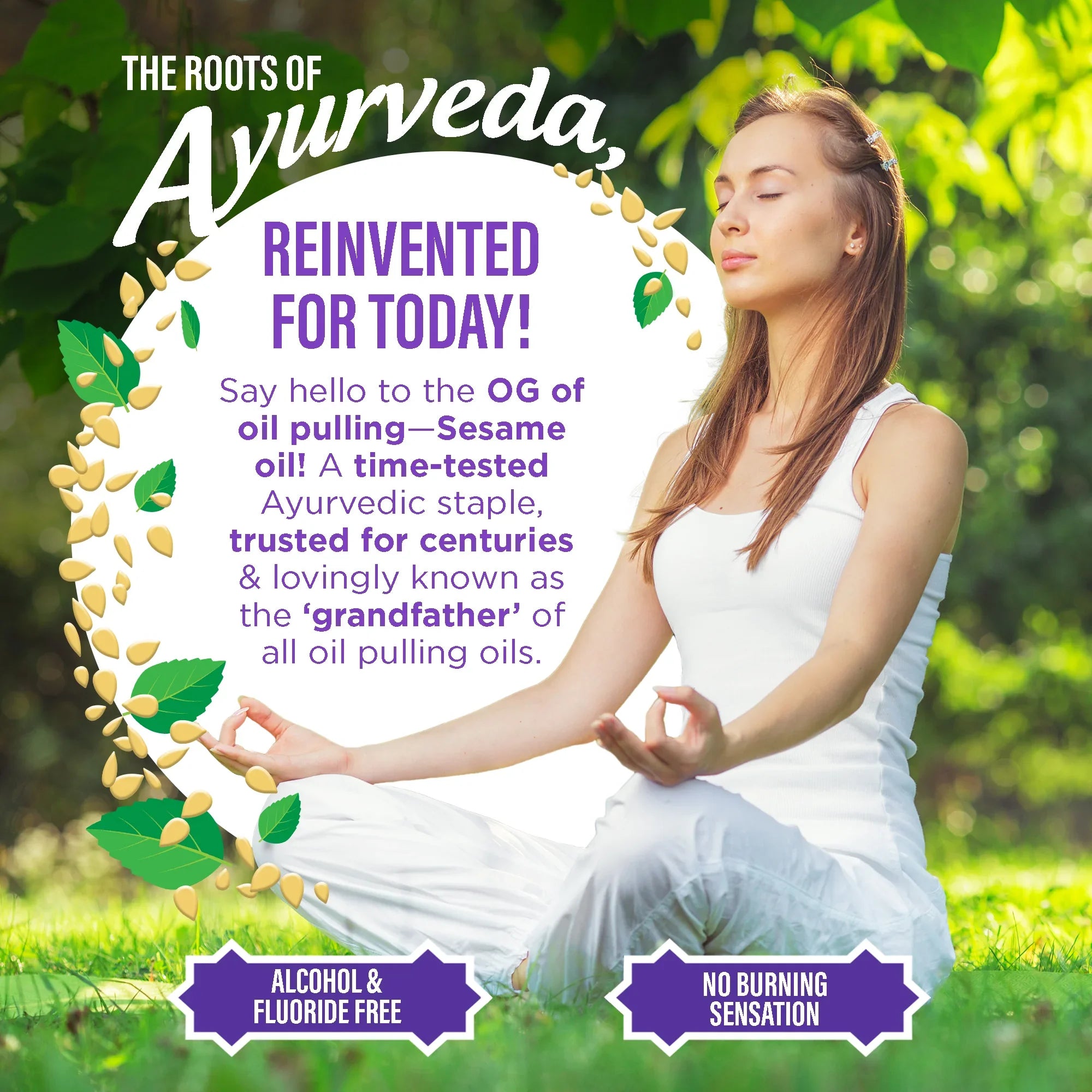 Exfoliación con aceite de sésamo y menta - 8 oz