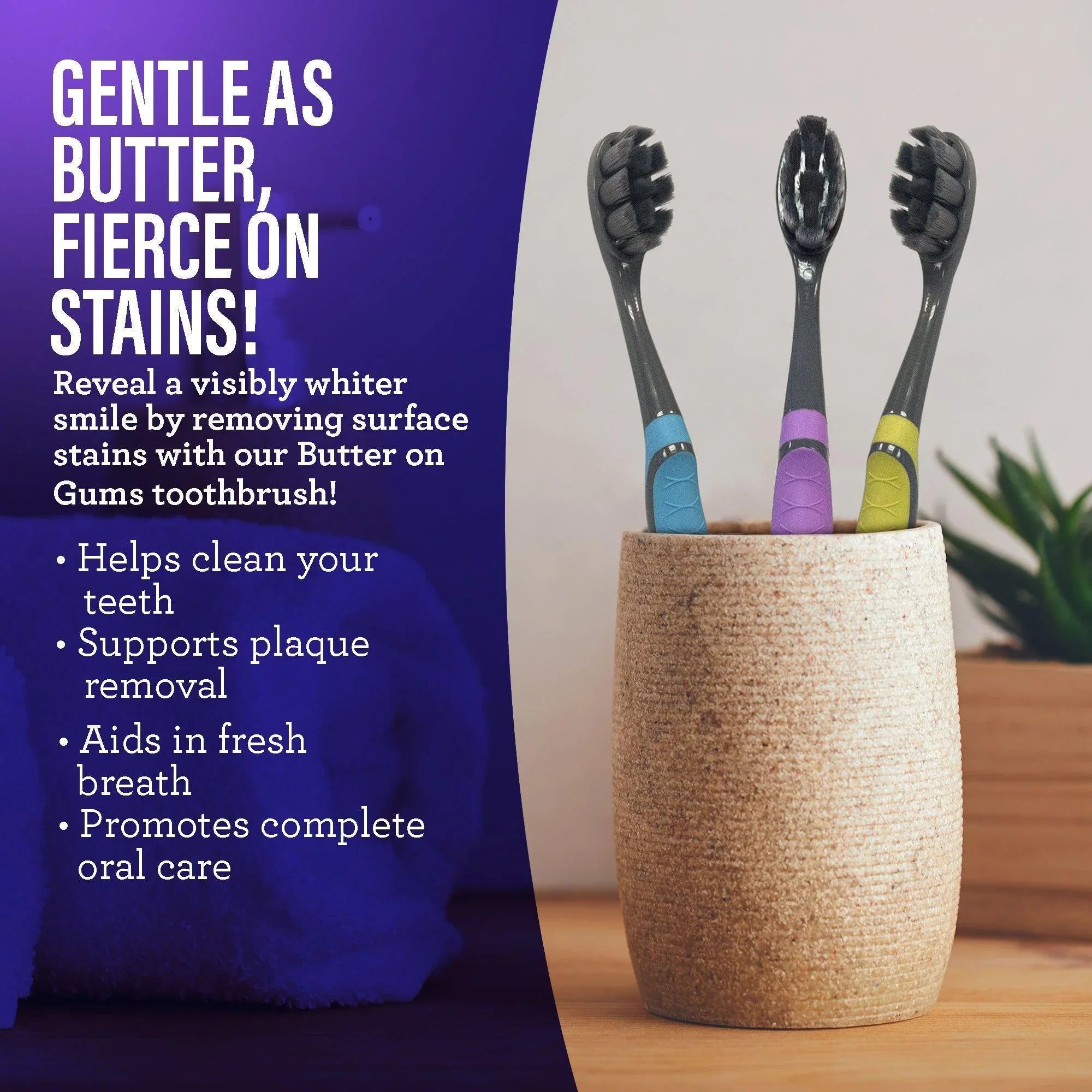 Kit de relooking complet du sourire au charbon : huile de coco à la menthe (227 ml) + bain de bouche à double action + bandes blanchissantes + 6 brosses à dents au beurre pour les gencives + 7 sachets de voyage pour l&