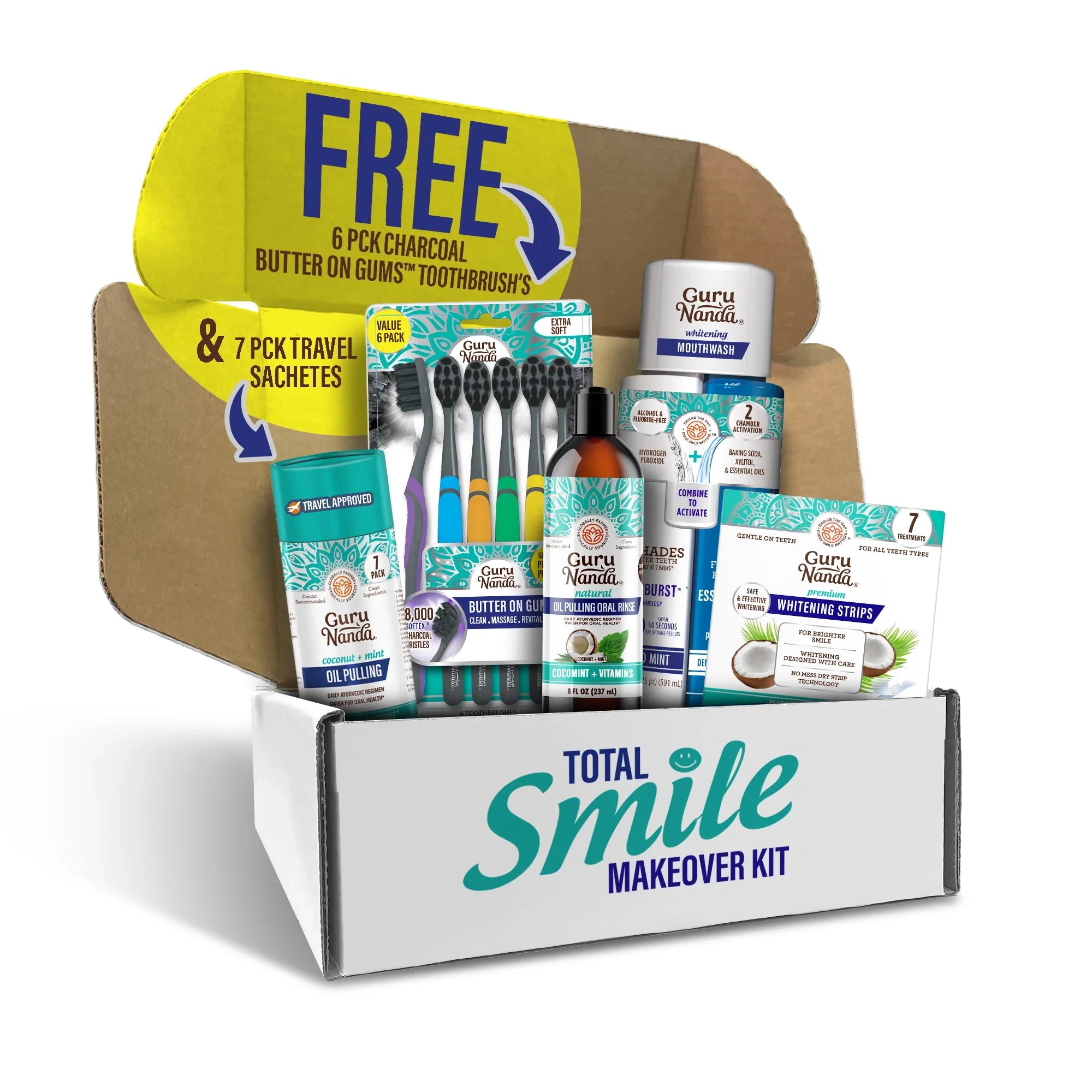 Total Smile Makeover Kit - Charcoal